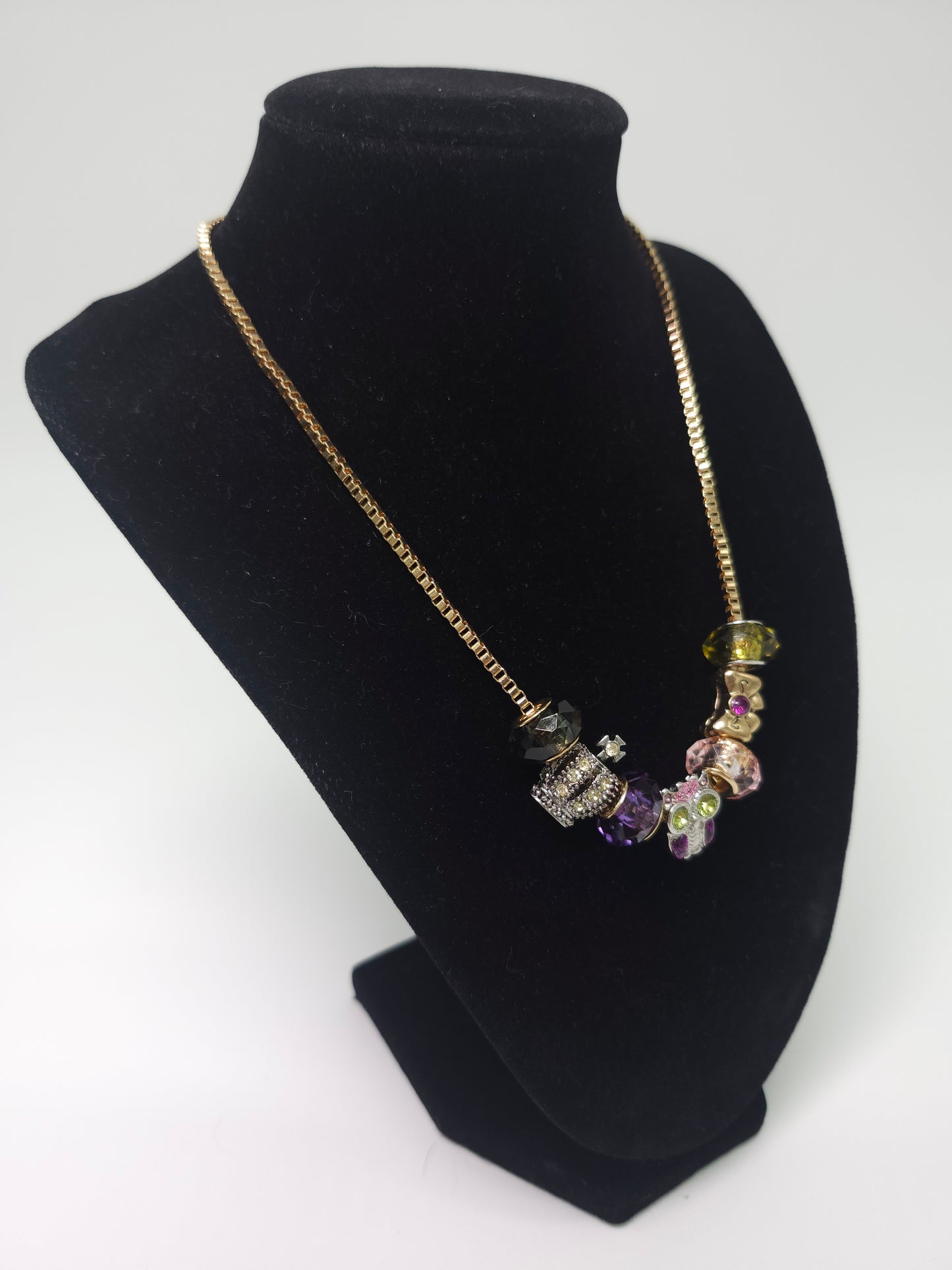 *Y2K* Betsey Johnson Statement Charm Necklace IOB NWT