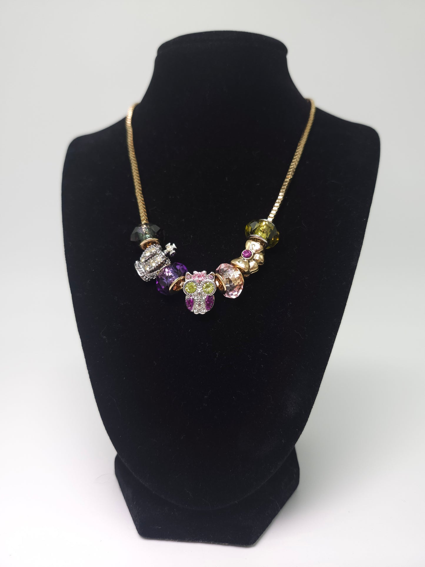 *Y2K* Betsey Johnson Statement Charm Necklace IOB NWT