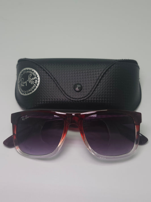 Ray Ban "Justin" Two Toned Sunglasses IOB