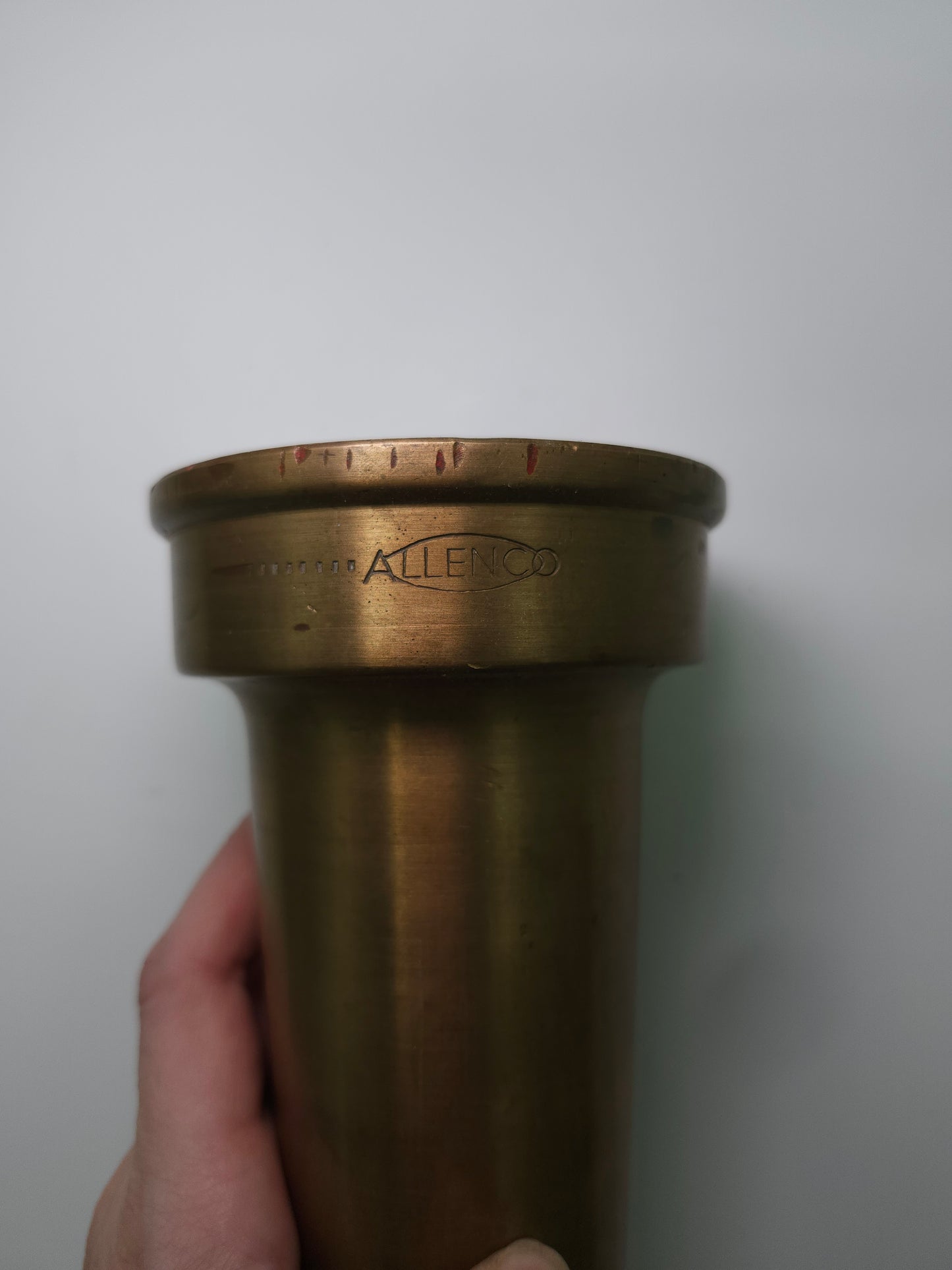 1890s Brass Firehose Nozzle by Allen Co.