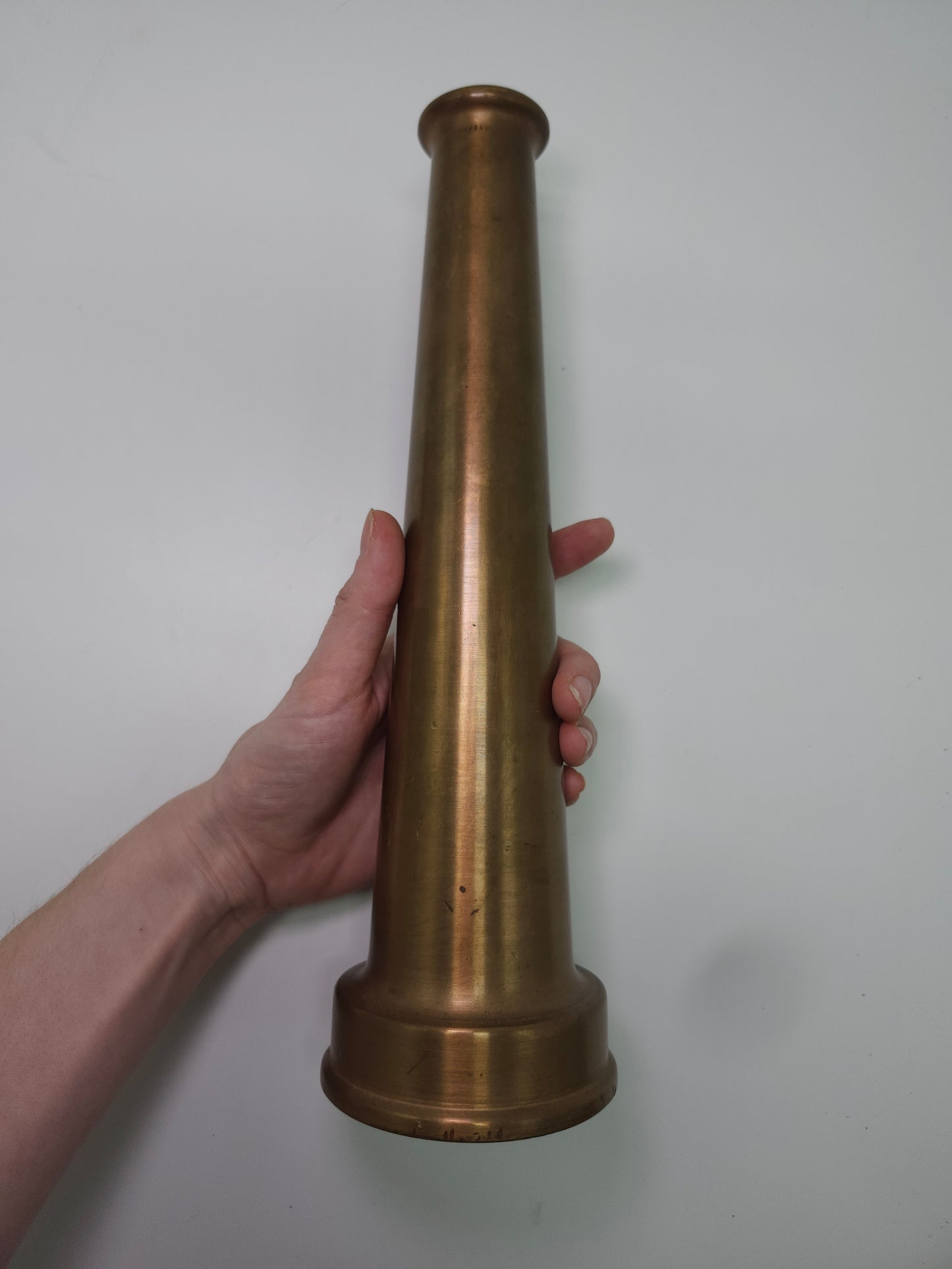 1890s Brass Firehose Nozzle