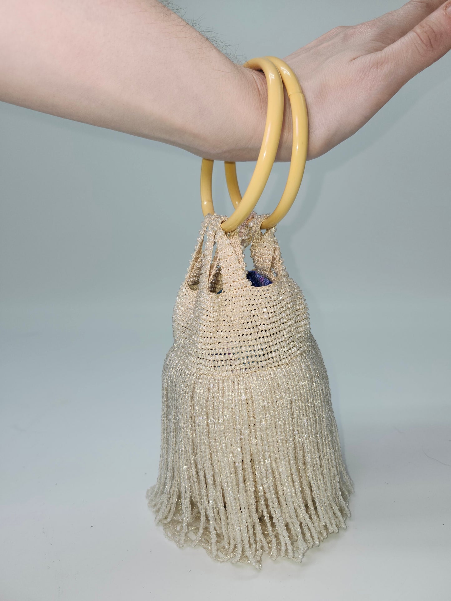 *Art Deco* 1920s Flapper Beaded Dance Clutch / Wristlet