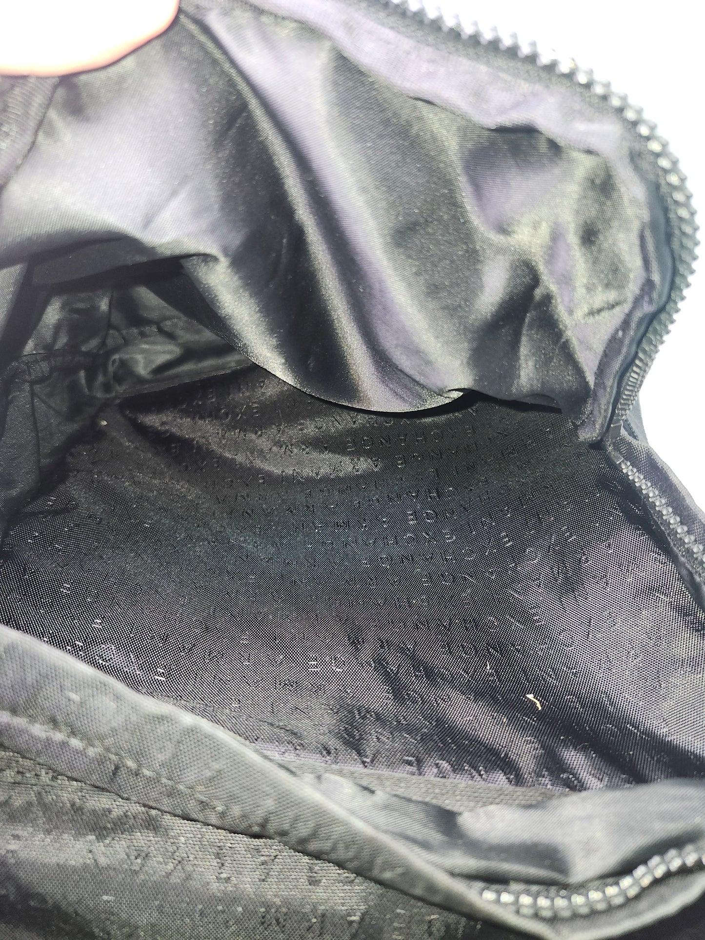 -Armani Exchange- Jacquard Logo Backpack in Black