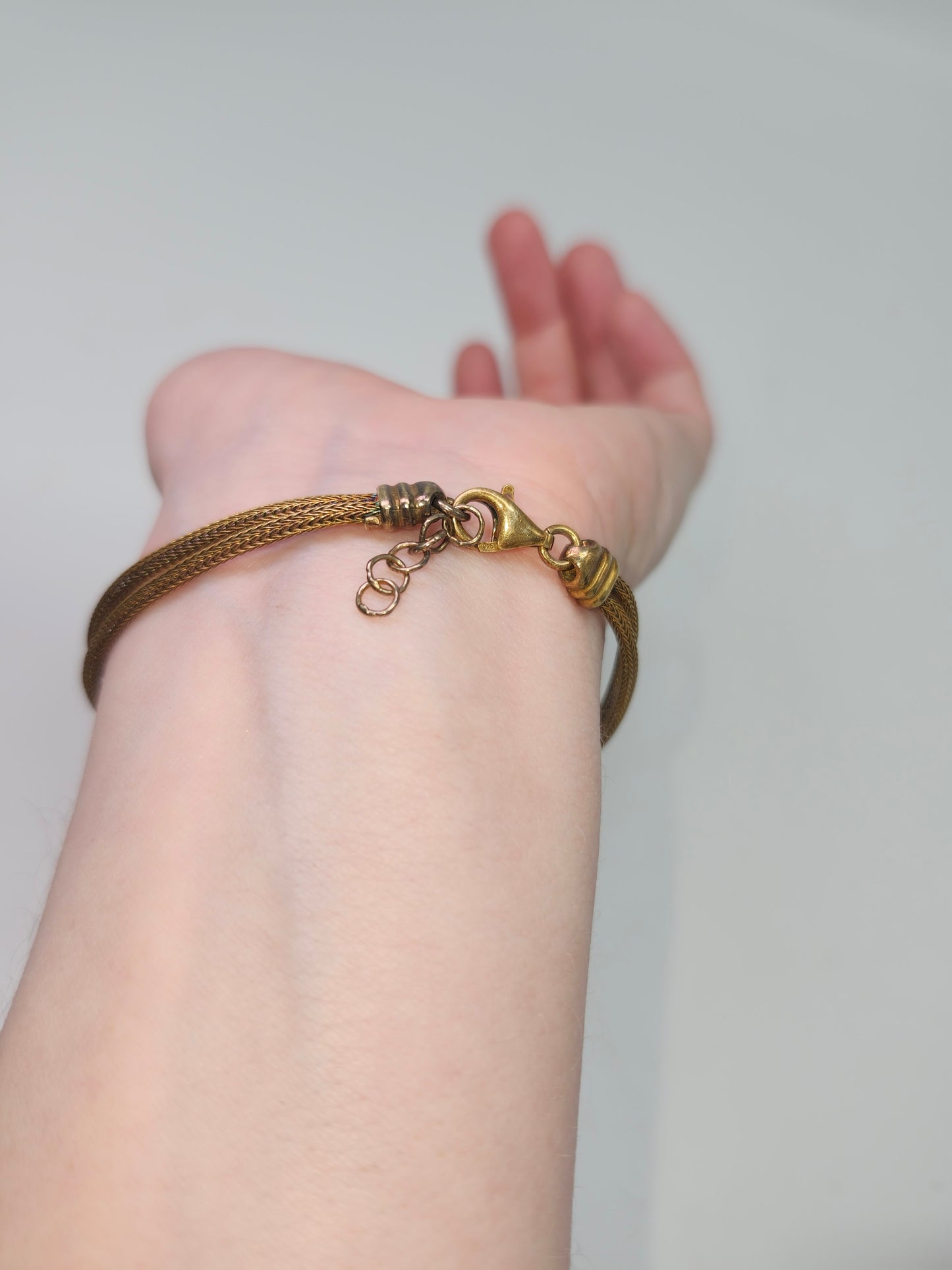 925 Sterling & CZ Vermeil Bracelet