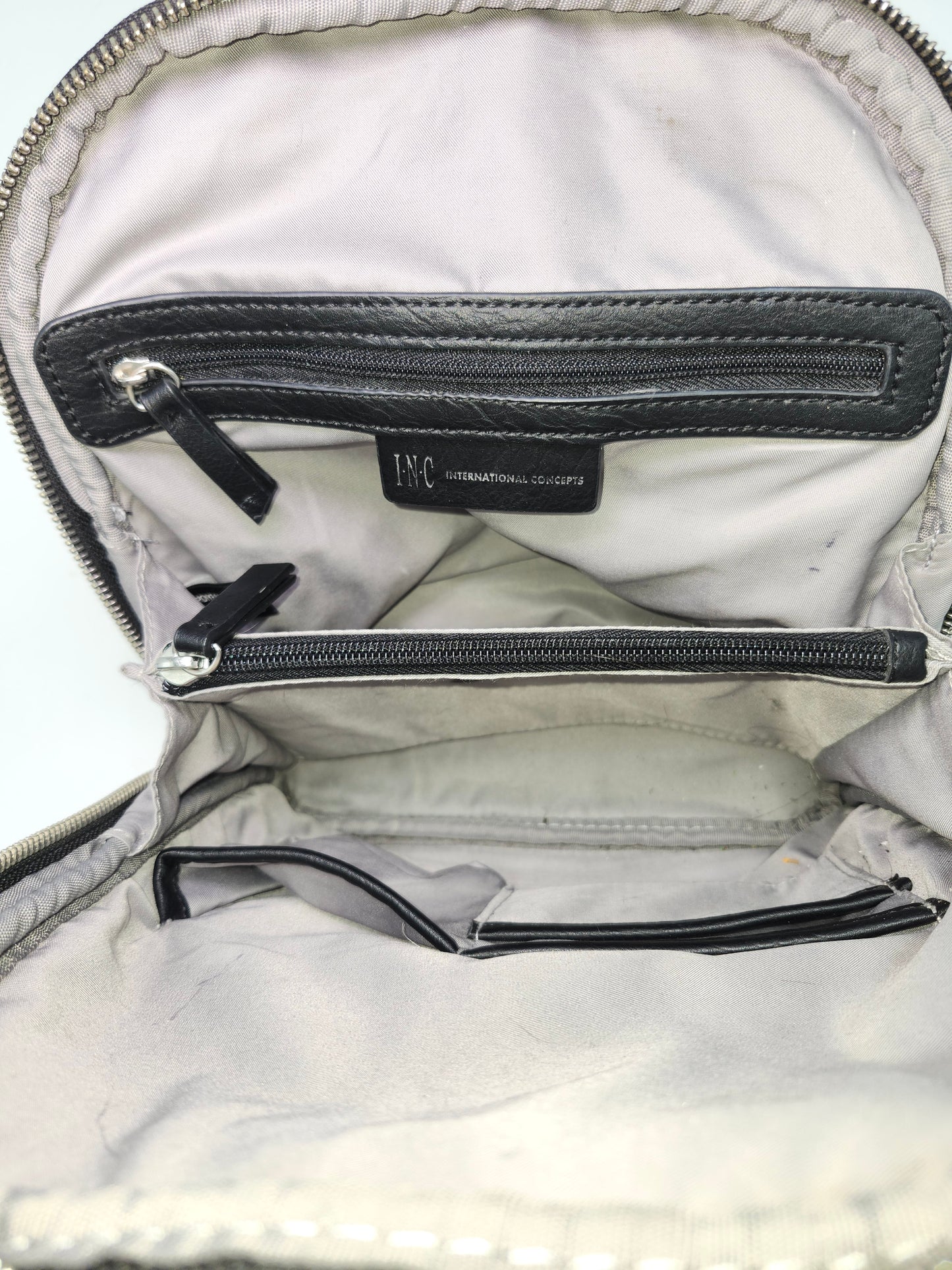 I.N.C. Black Velvet Backpack