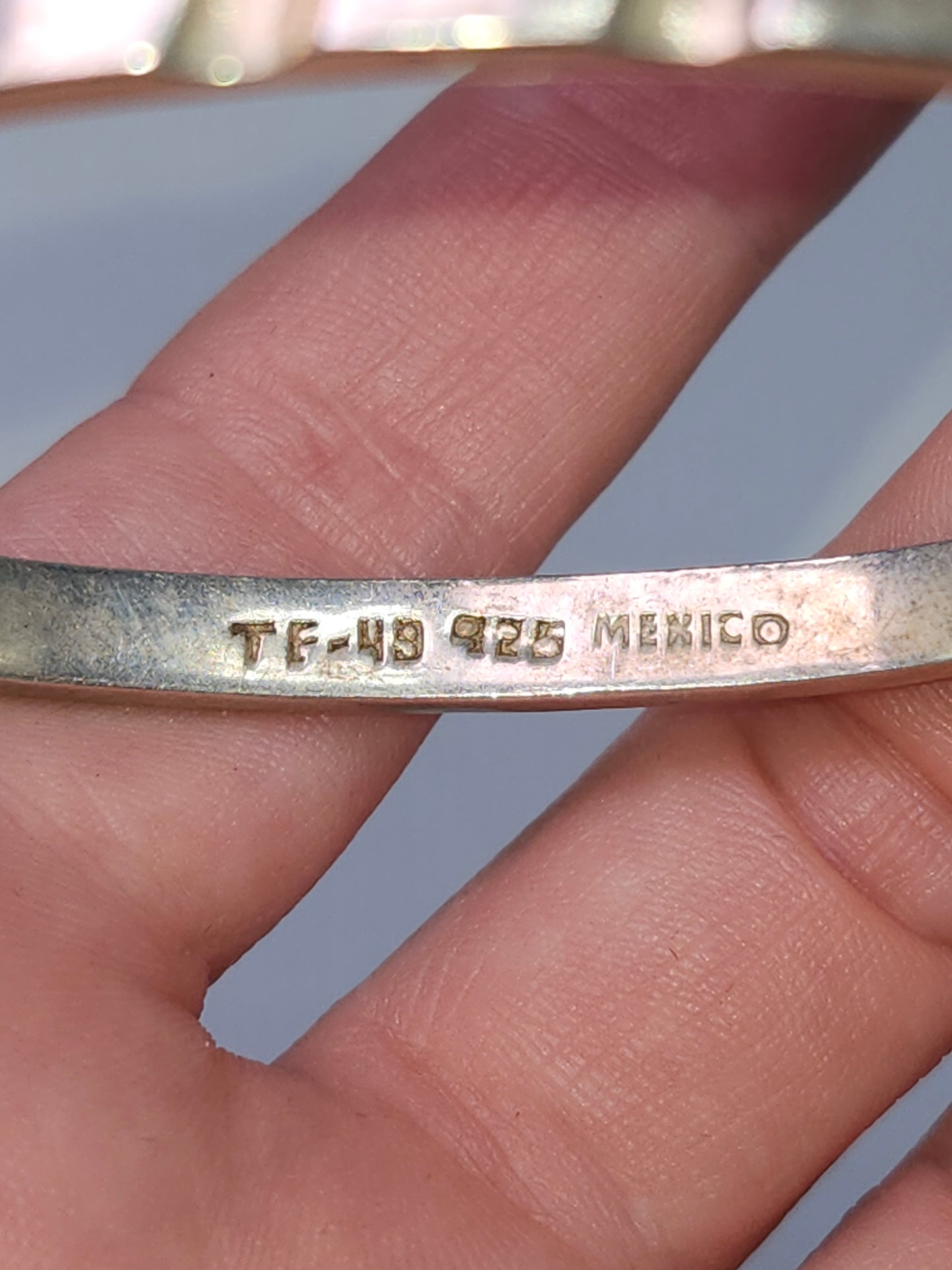 925 Sterling Taxco, Mexican Bangle Bracelet