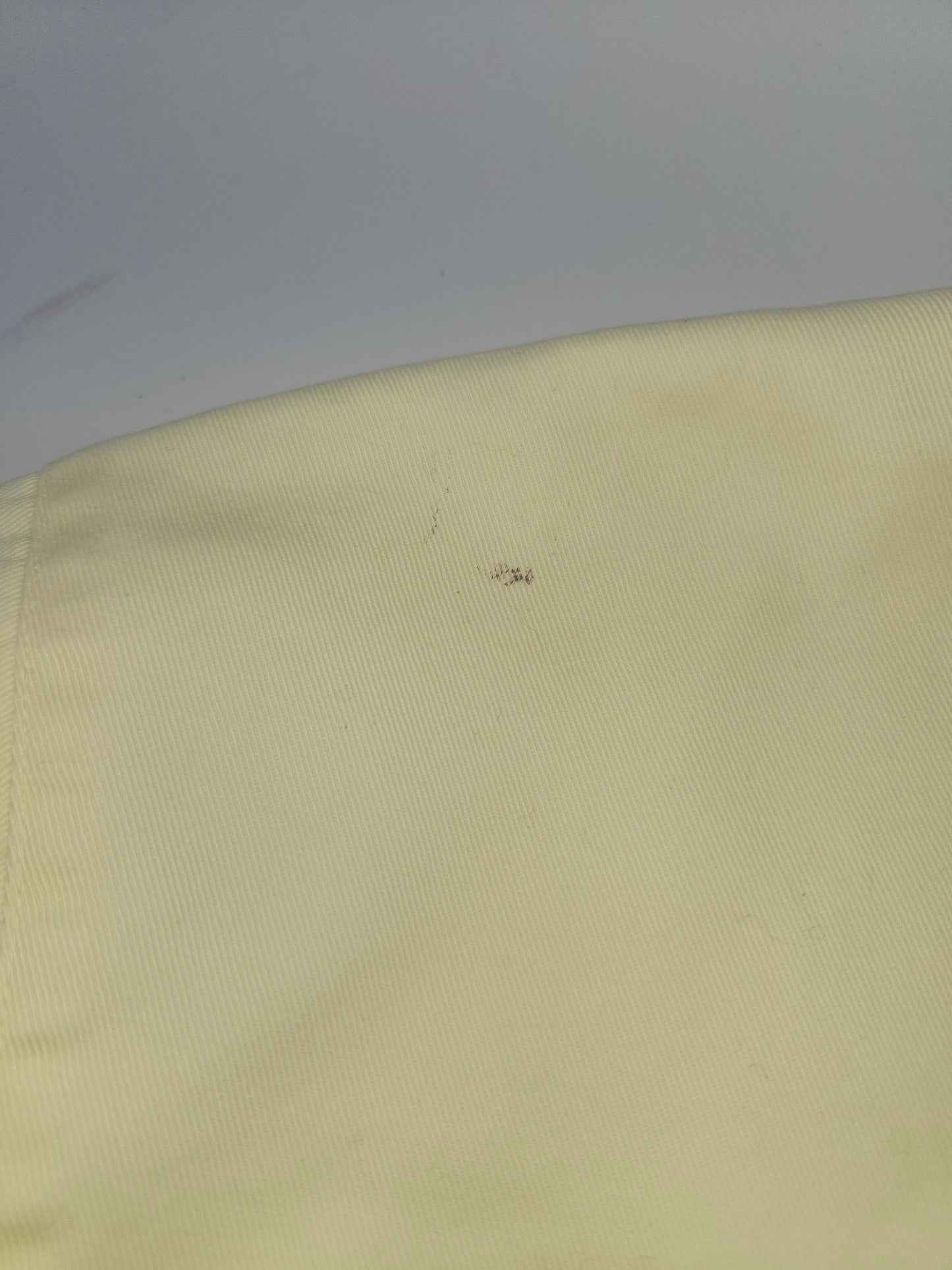 Polo RL Harrington-Style Yellow 100% Cotton Jacket with Plaid Collar Size XXL