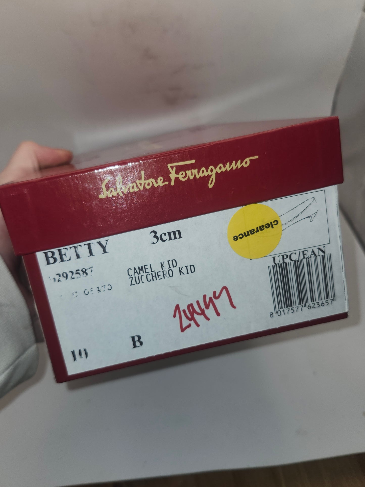 *Salvatore Ferragamo* Y2K Round Toe Kitten Heels with Bows Size 10 Women's IOB