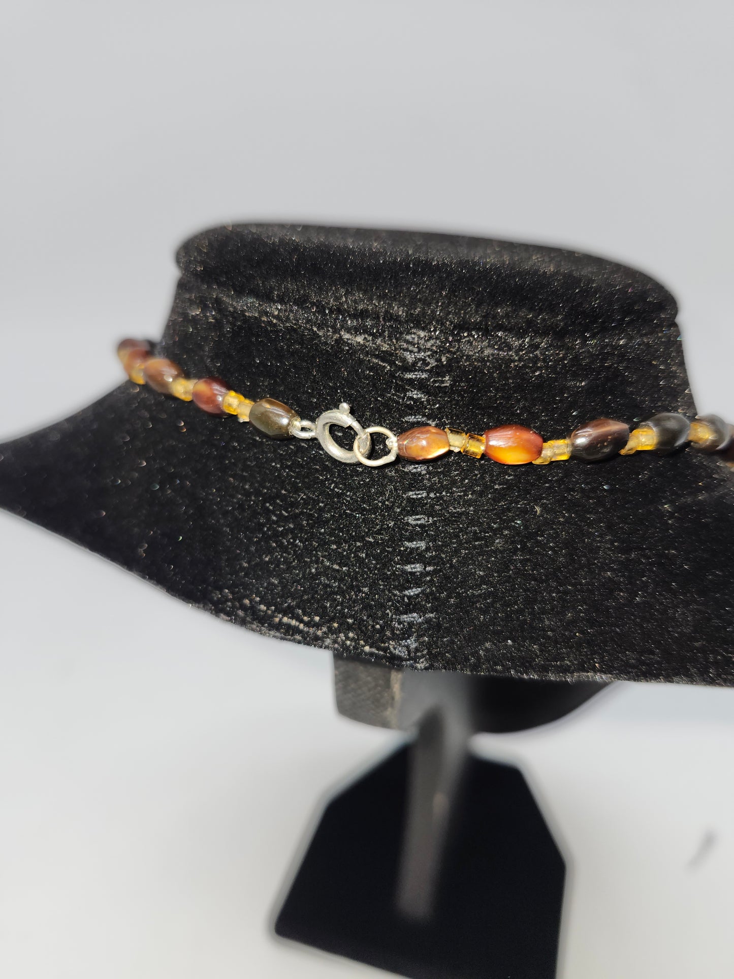 *Abalone* Polished Graduated Beaded Necklace