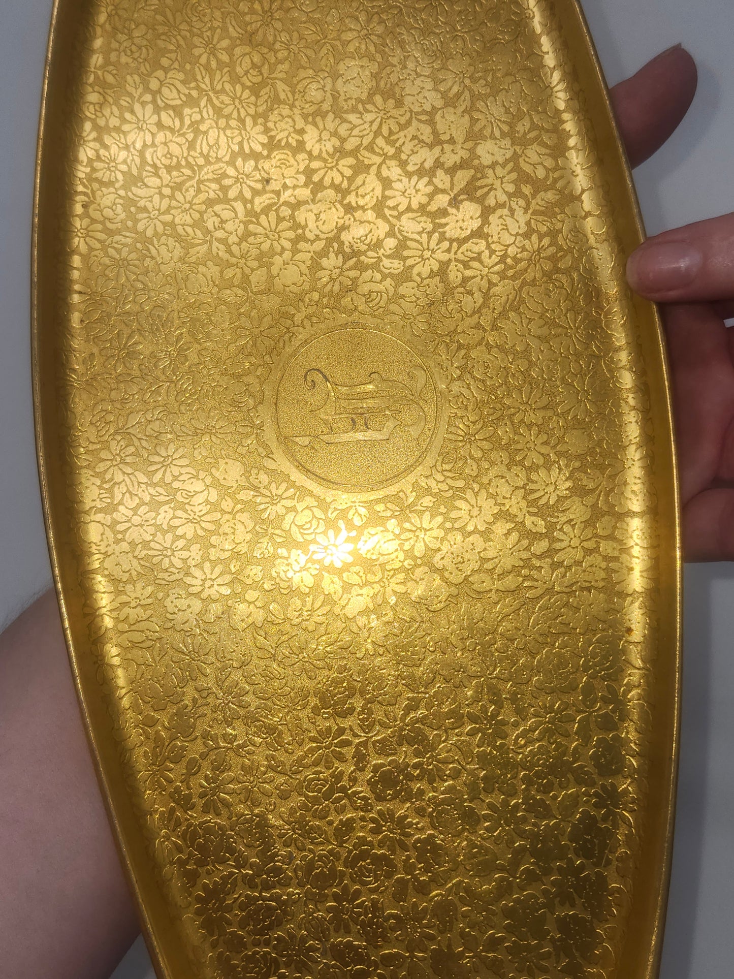 *Gilded* 24K Rosenthal Golden Ceramic Jewelry / Trinket Tray