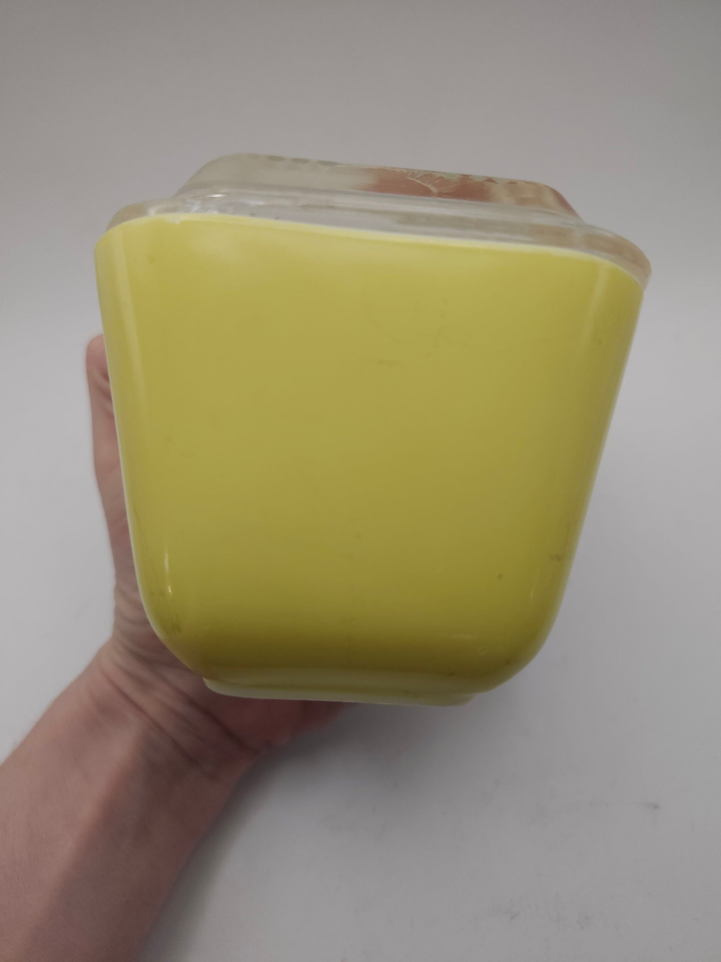 *Pyrex* "Fridgie" Casserole Container in Neon Yellow