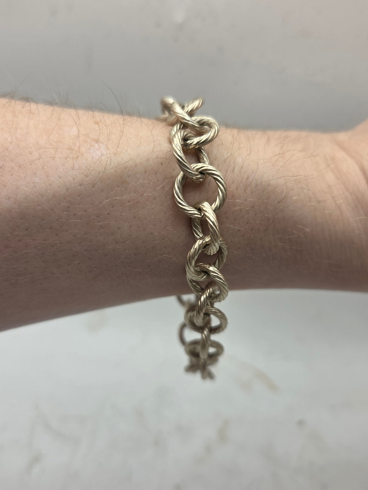 *925* Sterling Oval Chain Link Bracelet