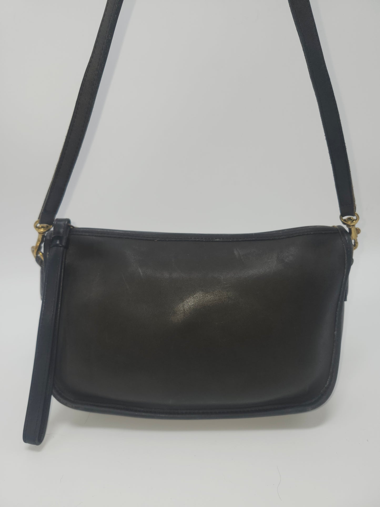*Vintage* Coach Black Cross Body Purse Made in USA