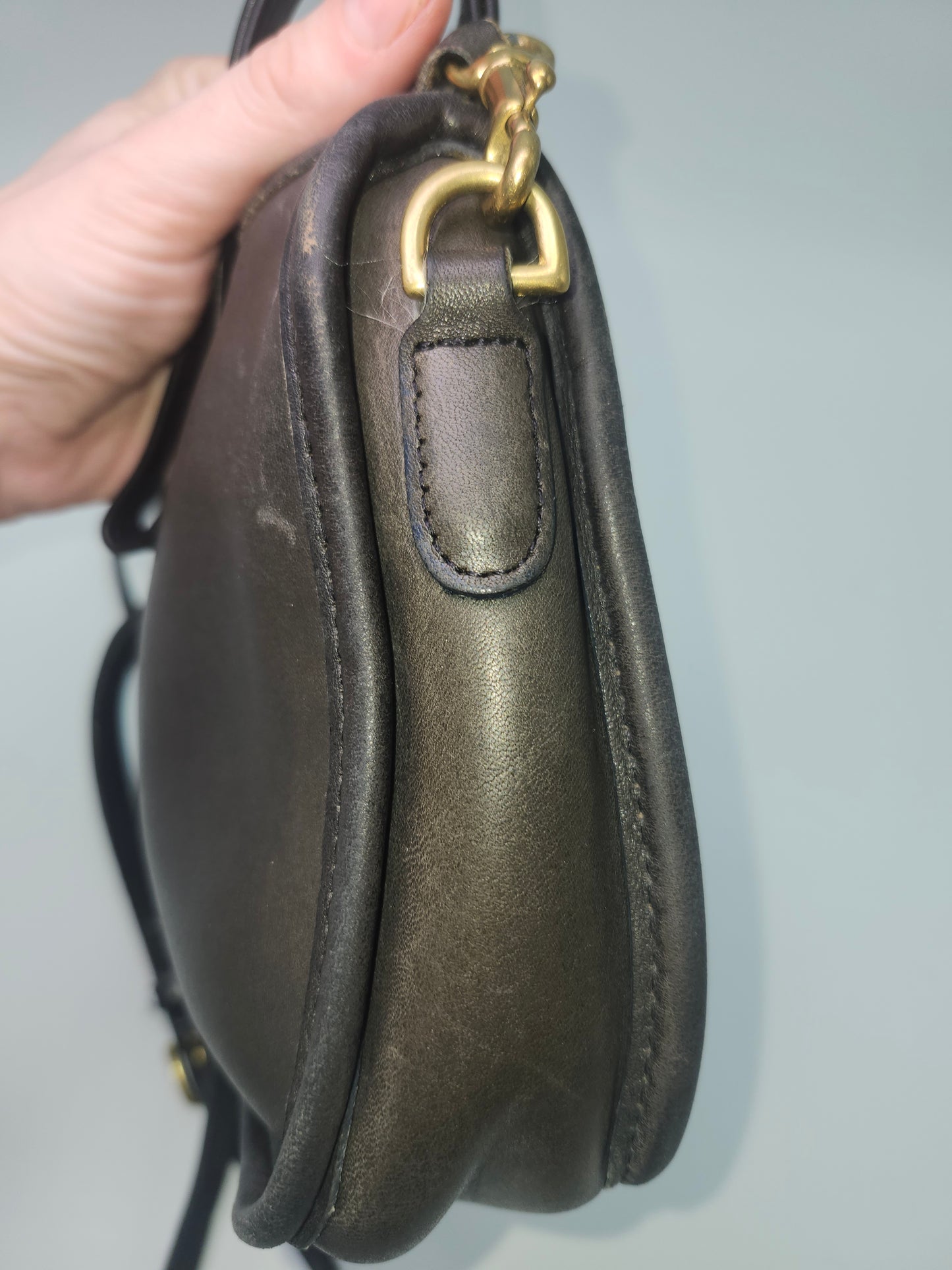 *Vintage* Coach Black Cross Body Purse Made in USA