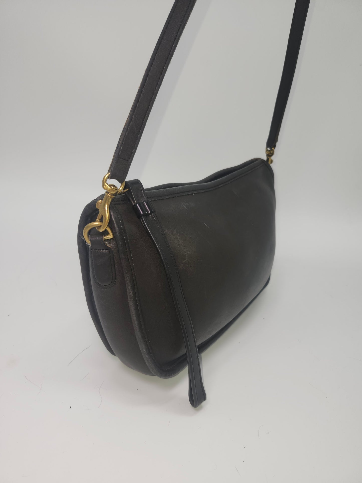 *Vintage* Coach Black Cross Body Purse Made in USA