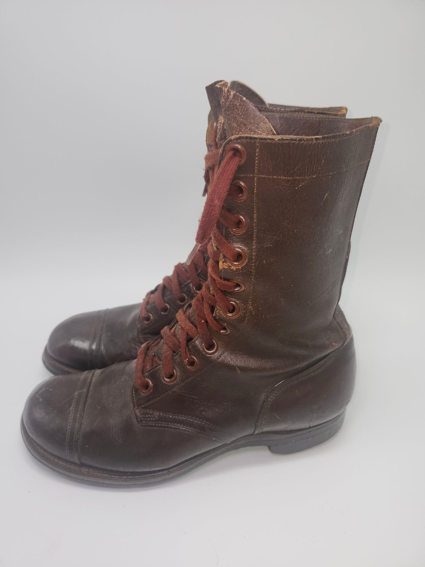 ~1951~ Korean War Combat Boots Size 9 with note from Owner