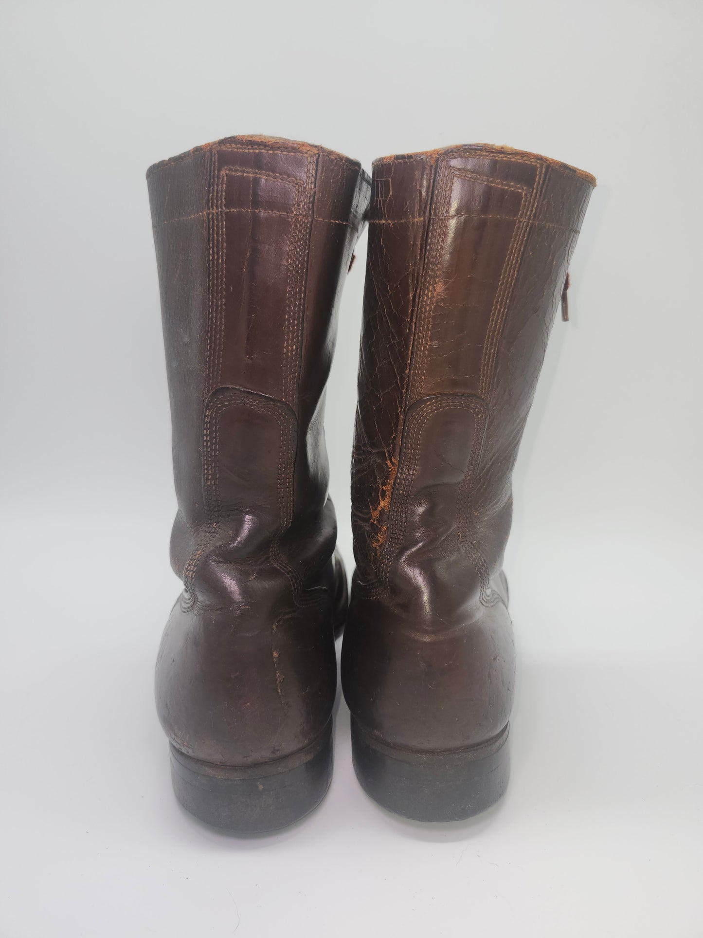 ~1951~ Korean War Combat Boots Size 9 with note from Owner