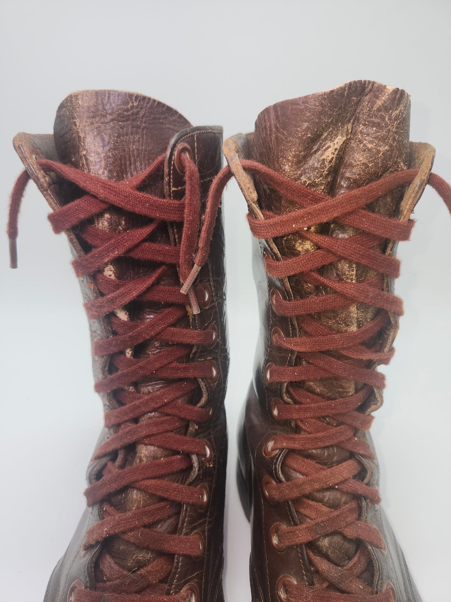 ~1951~ Korean War Combat Boots Size 9 with note from Owner