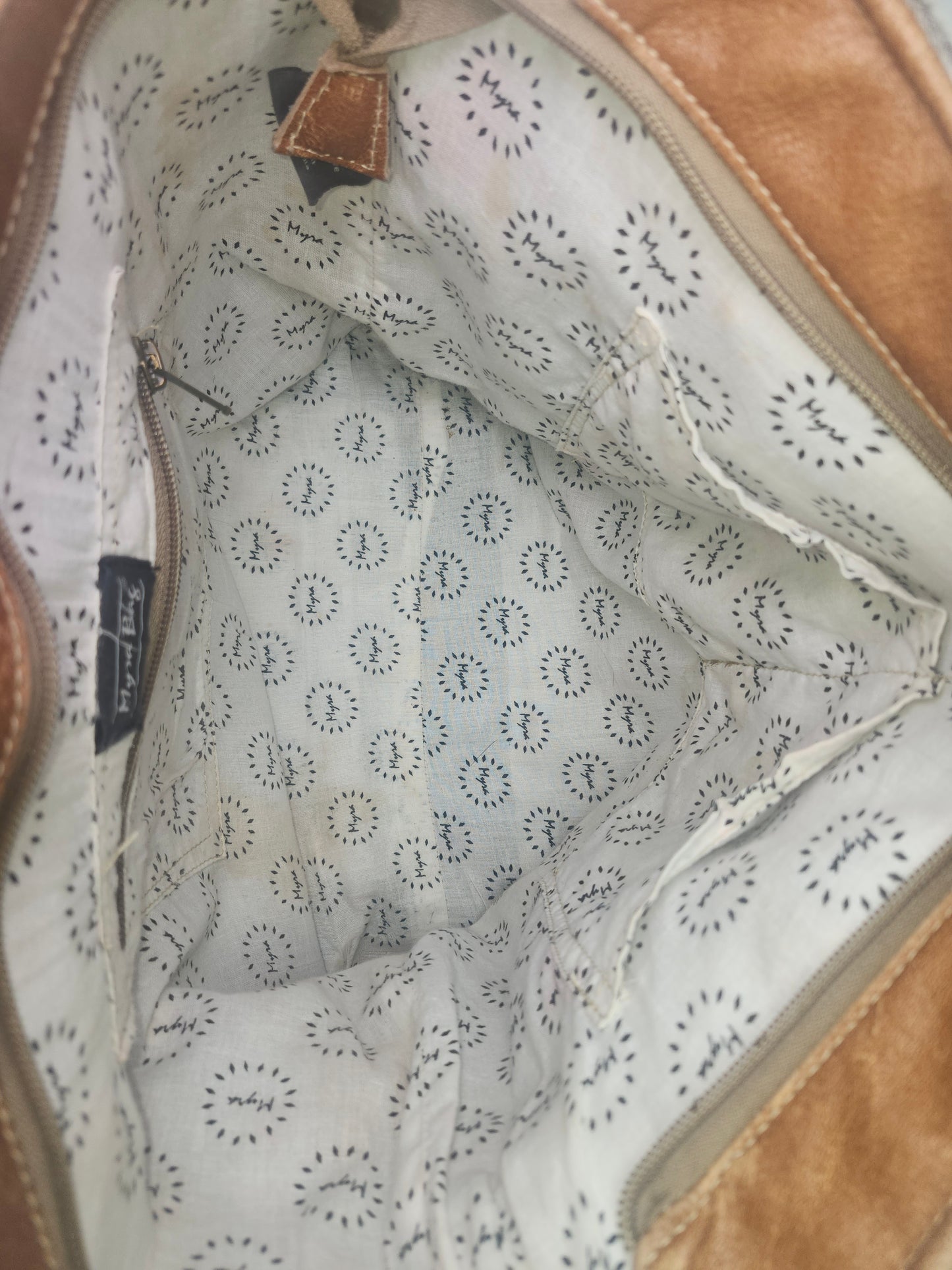 Vintage Cowhide & Leather XL Tote Bag