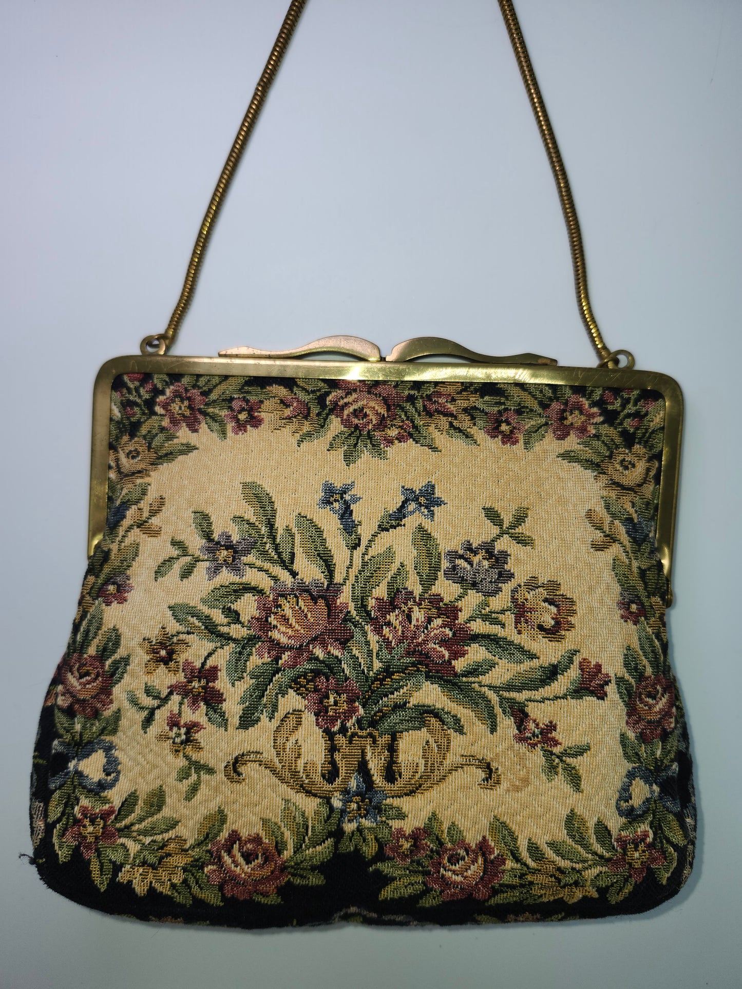 Maison Blanche Petti Point Tapestry Purse Made in West Germany