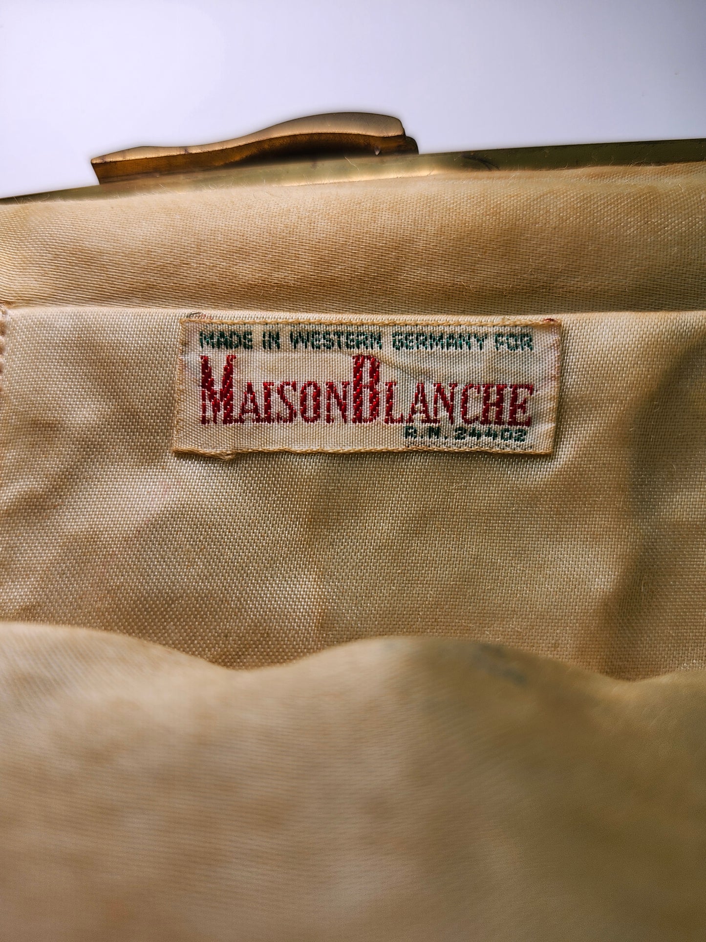 Maison Blanche Petti Point Tapestry Purse Made in West Germany