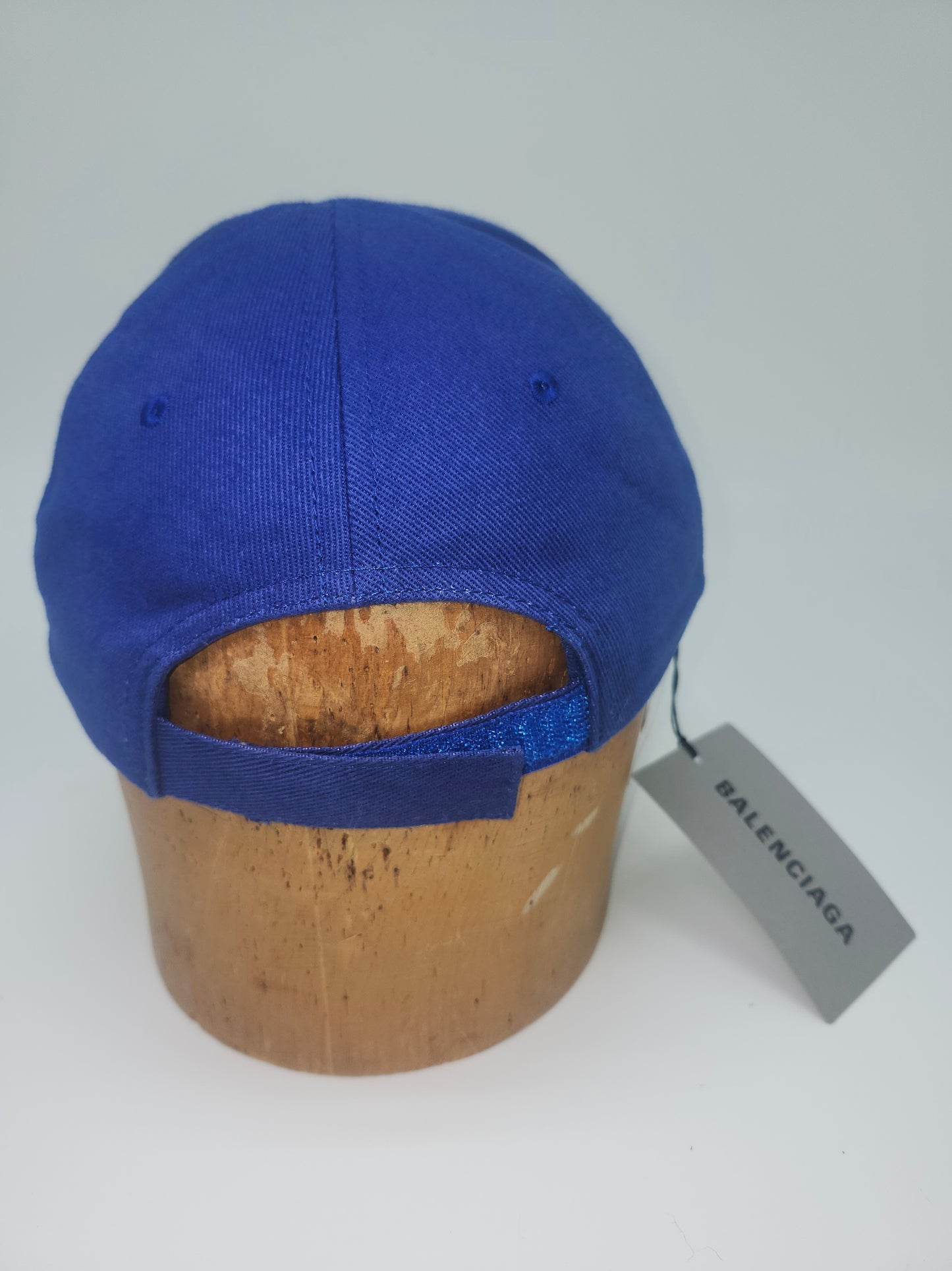 NWT Balenciaga Sapphire & White Political Hat Circa 2017 NWT