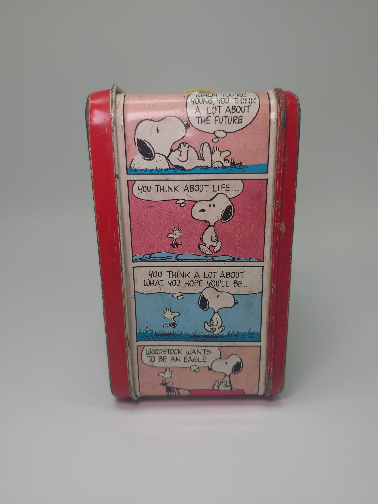 ~1973~ THERMOS Charlie Brown Metal Lunch Box