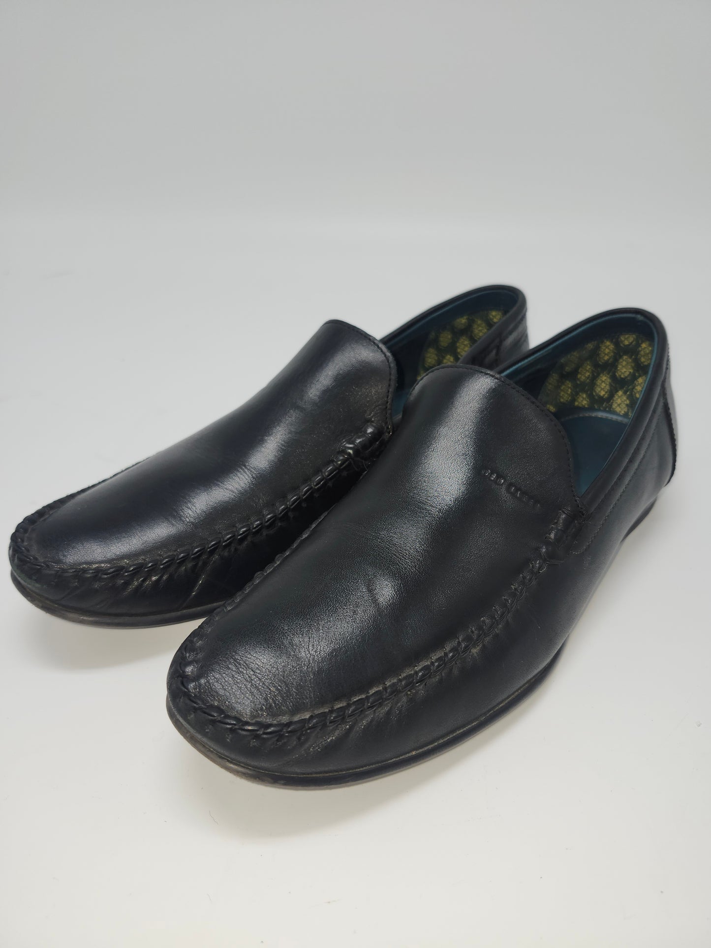 *Ted Baker* London Black Leather Loafers Women's 9