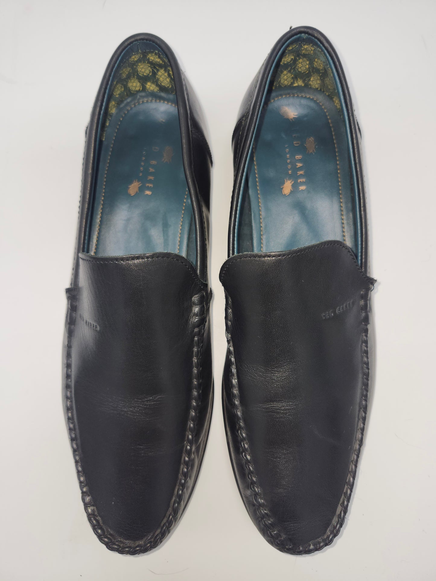 *Ted Baker* London Black Leather Loafers Women's 9