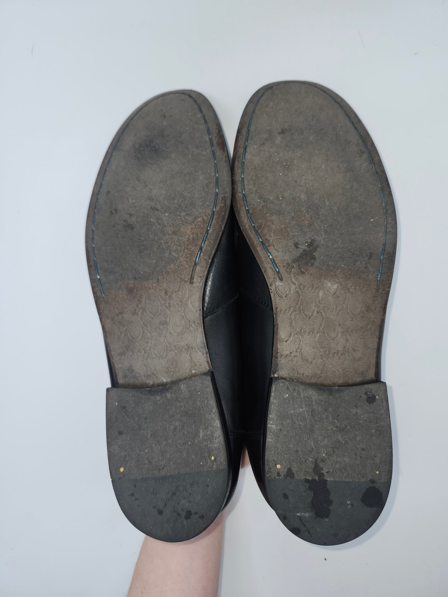 *Ted Baker* London Black Leather Loafers Women's 9