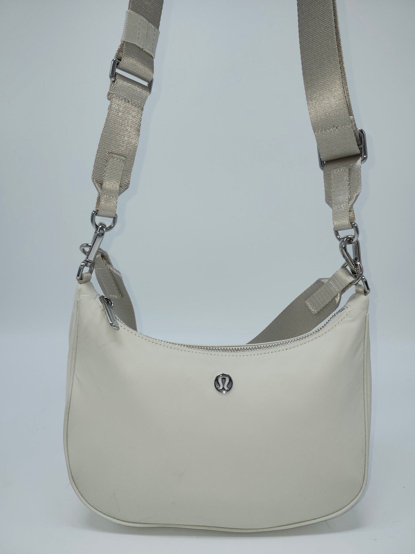 *Lululemon* "City Essentials" Small Shoulder Bag in Bone White