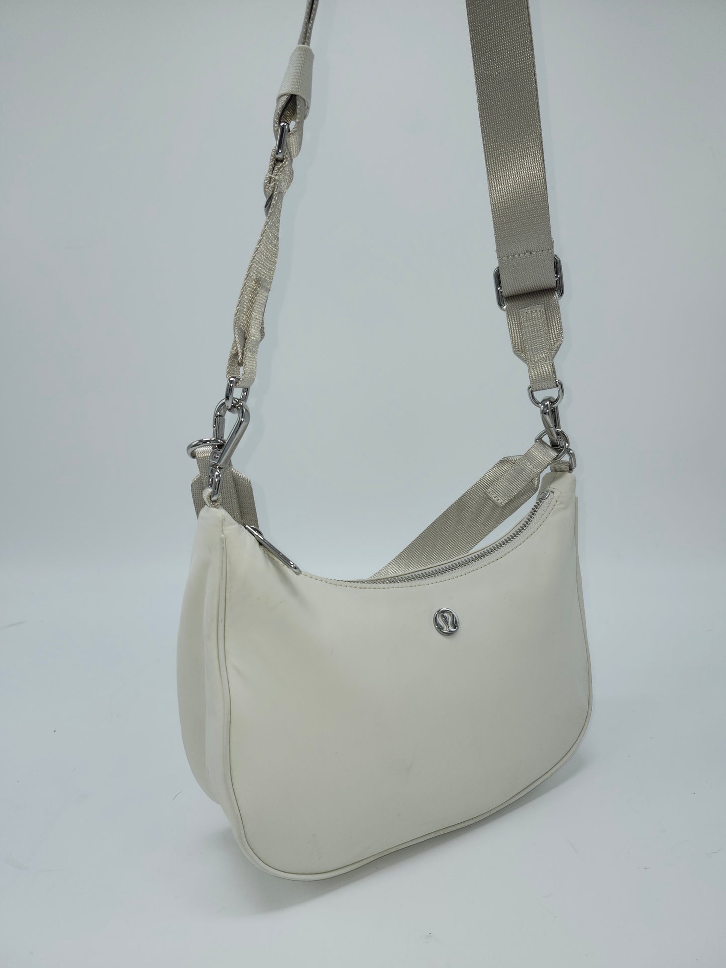 *Lululemon* "City Essentials" Small Shoulder Bag in Bone White