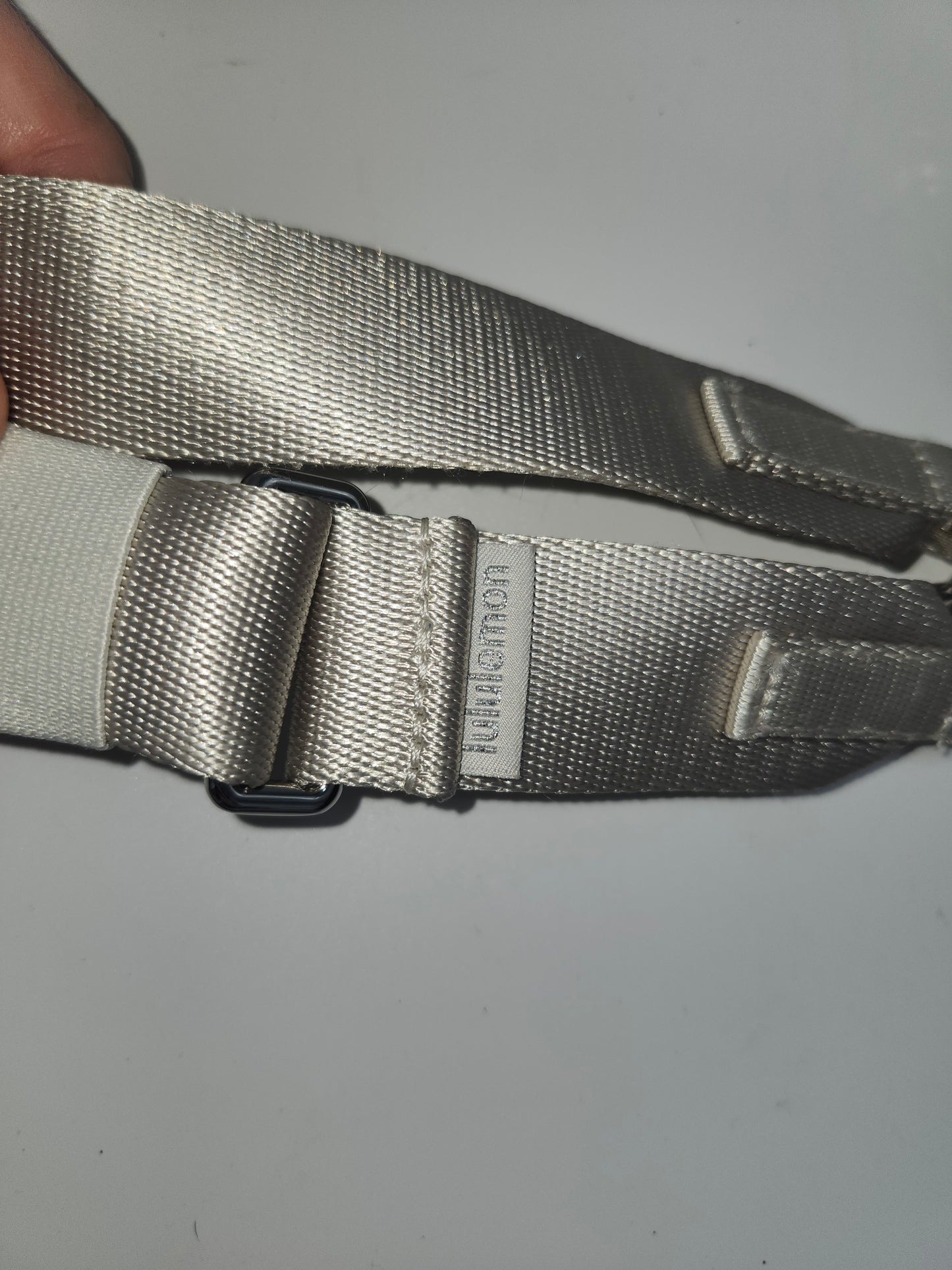 *Lululemon* "City Essentials" Small Shoulder Bag in Bone White