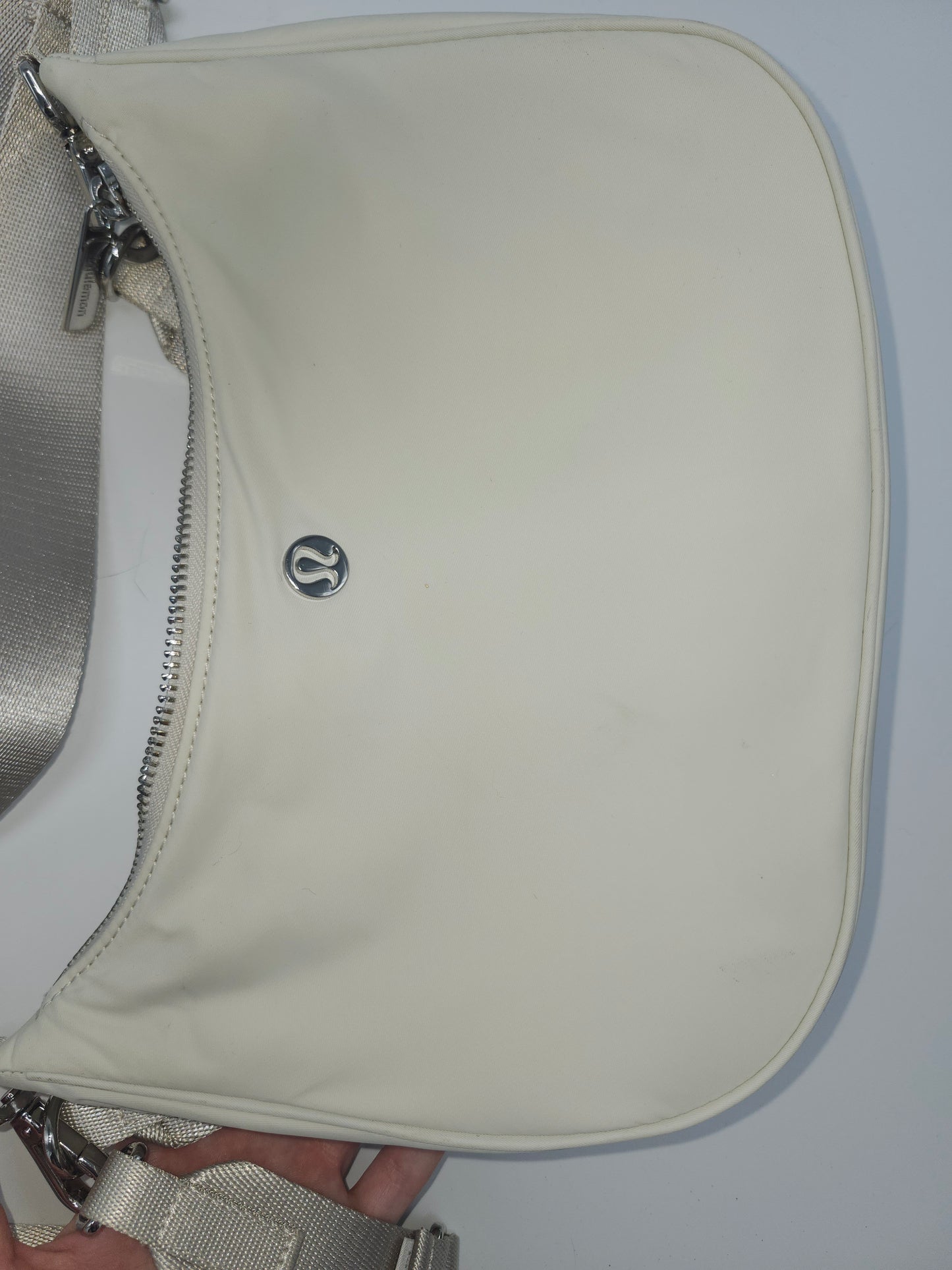 *Lululemon* "City Essentials" Small Shoulder Bag in Bone White