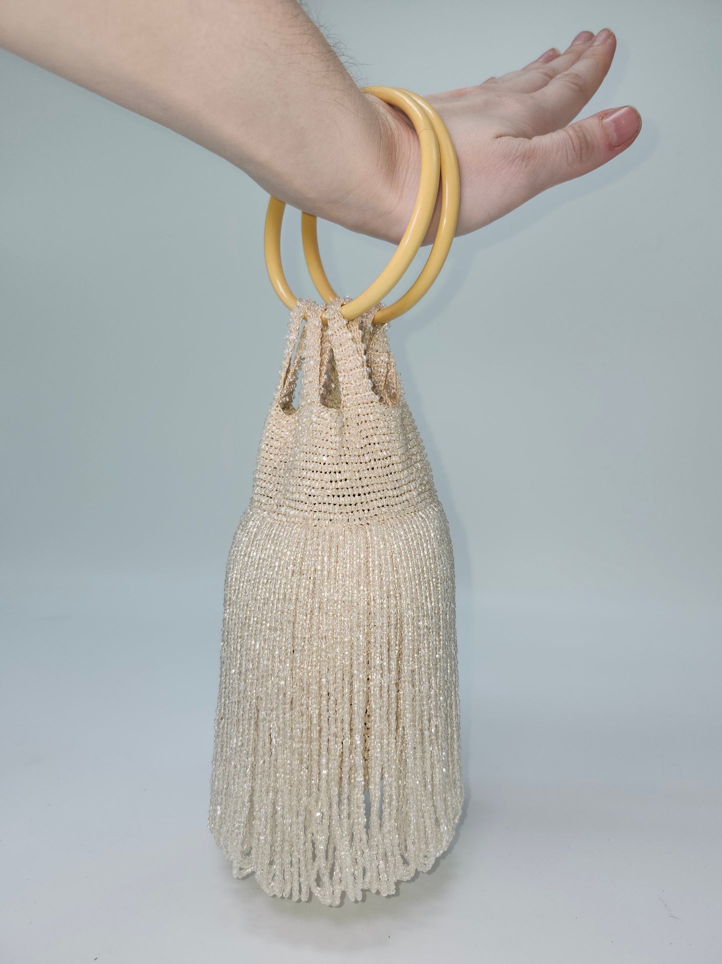 *Art Deco* 1920s Flapper Beaded Dance Clutch / Wristlet