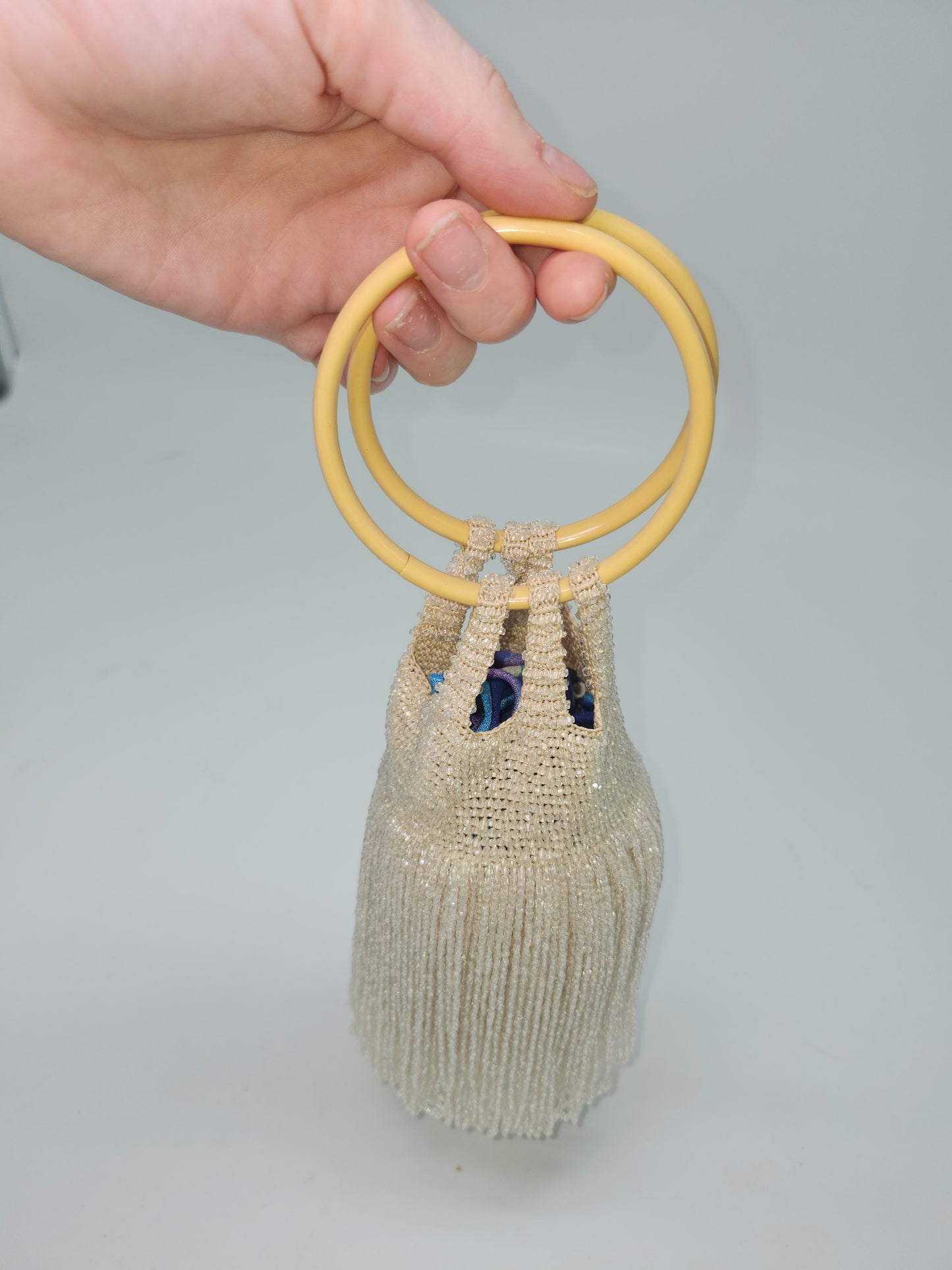 *Art Deco* 1920s Flapper Beaded Dance Clutch / Wristlet