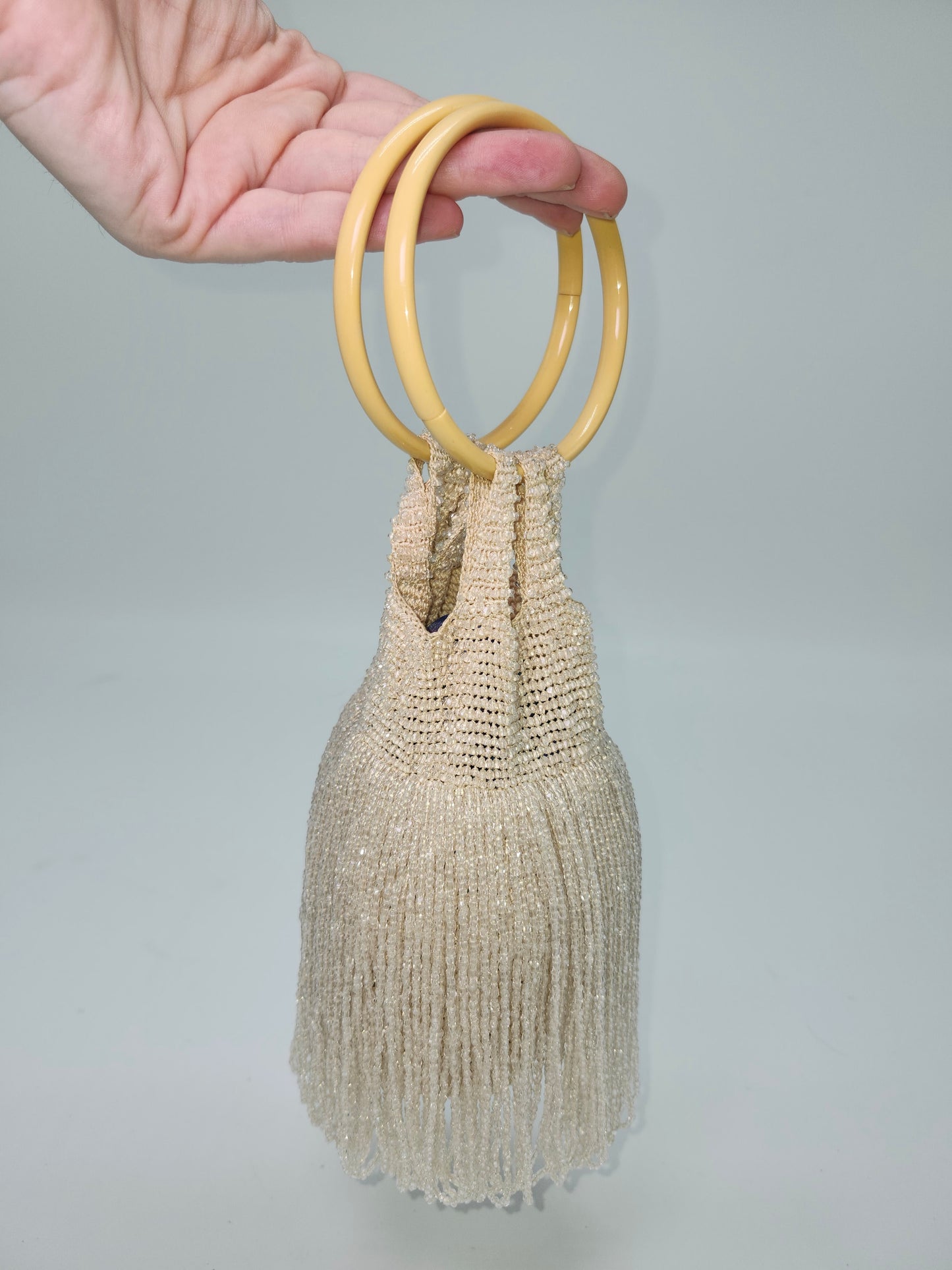 *Art Deco* 1920s Flapper Beaded Dance Clutch / Wristlet