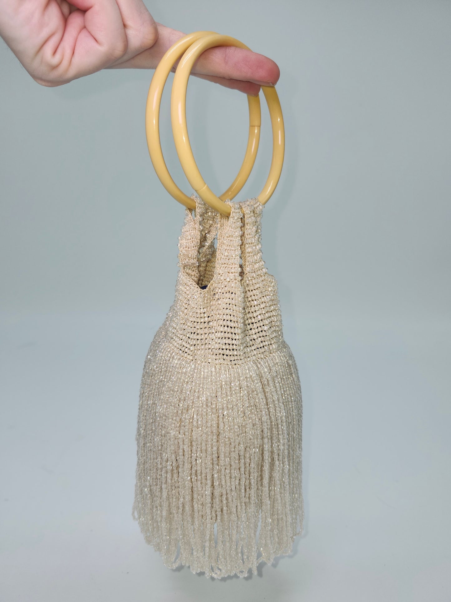 *Art Deco* 1920s Flapper Beaded Dance Clutch / Wristlet