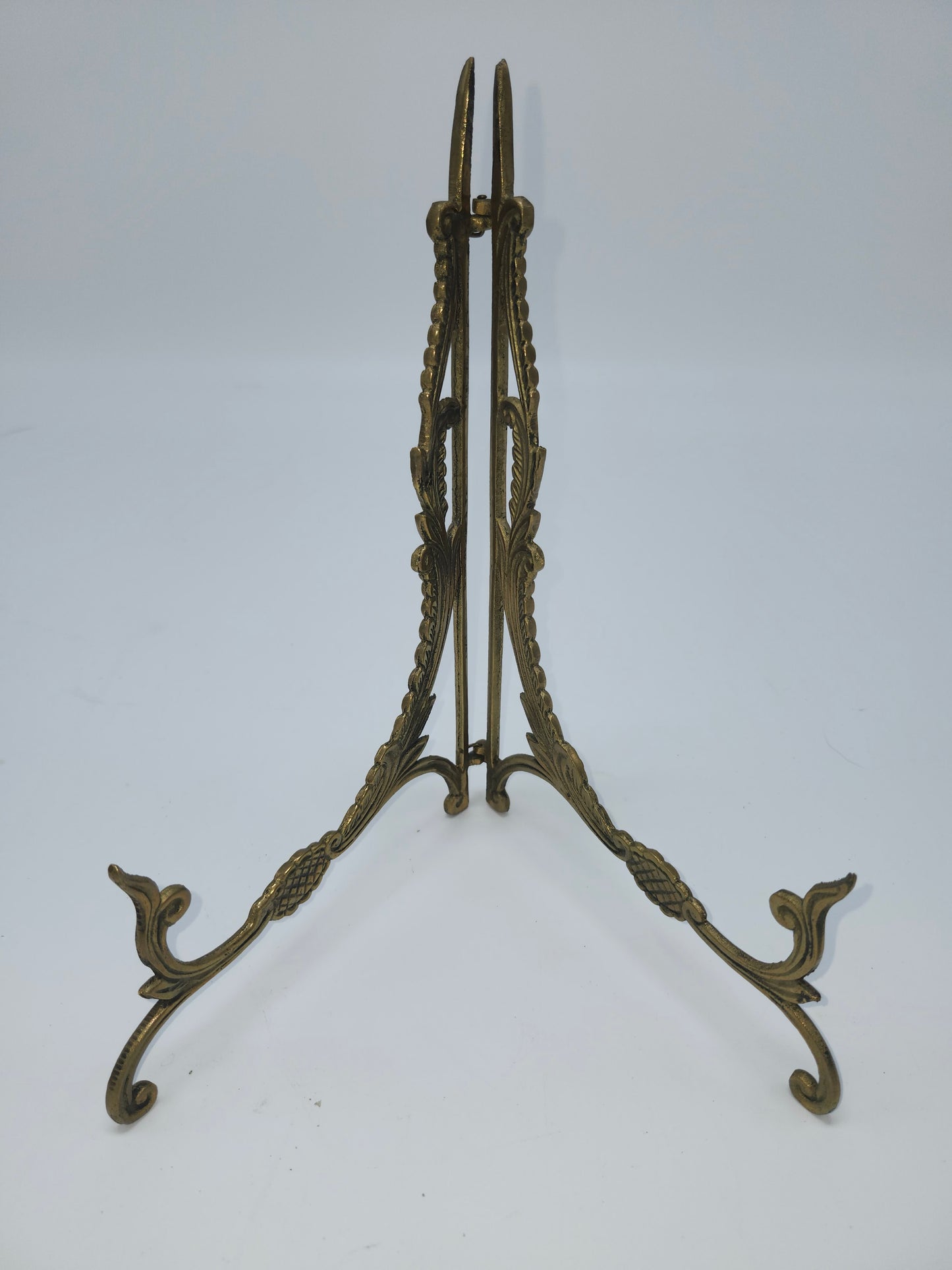 *Victorian Era* Monogram Cigar Label Lithographic Image Framed w/ Brass Stand