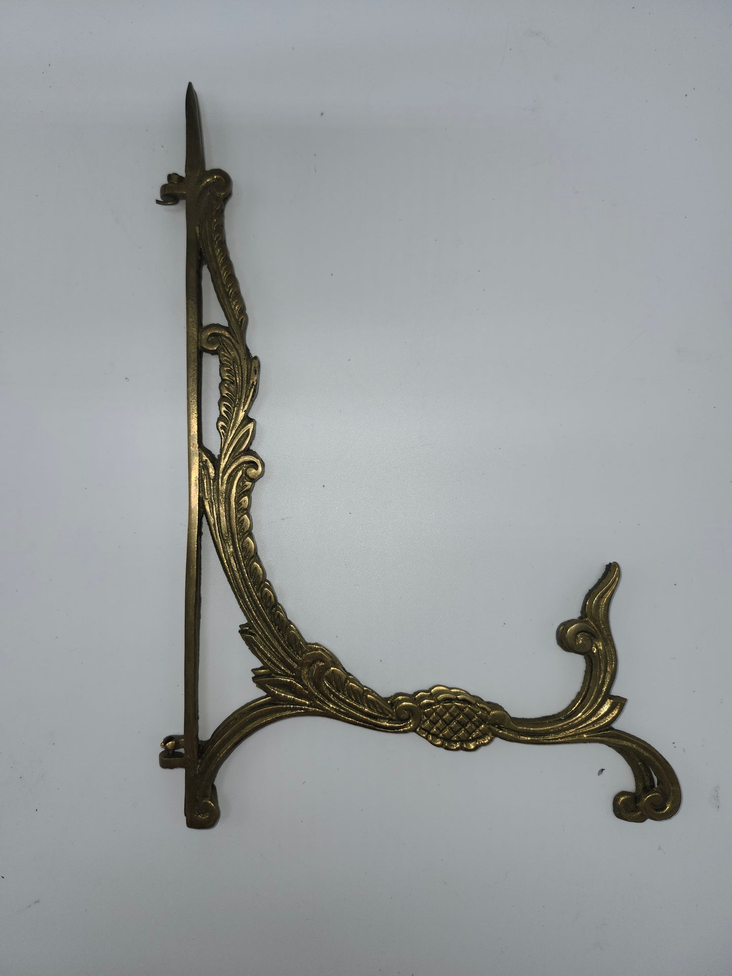 *Victorian Era* Monogram Cigar Label Lithographic Image Framed w/ Brass Stand