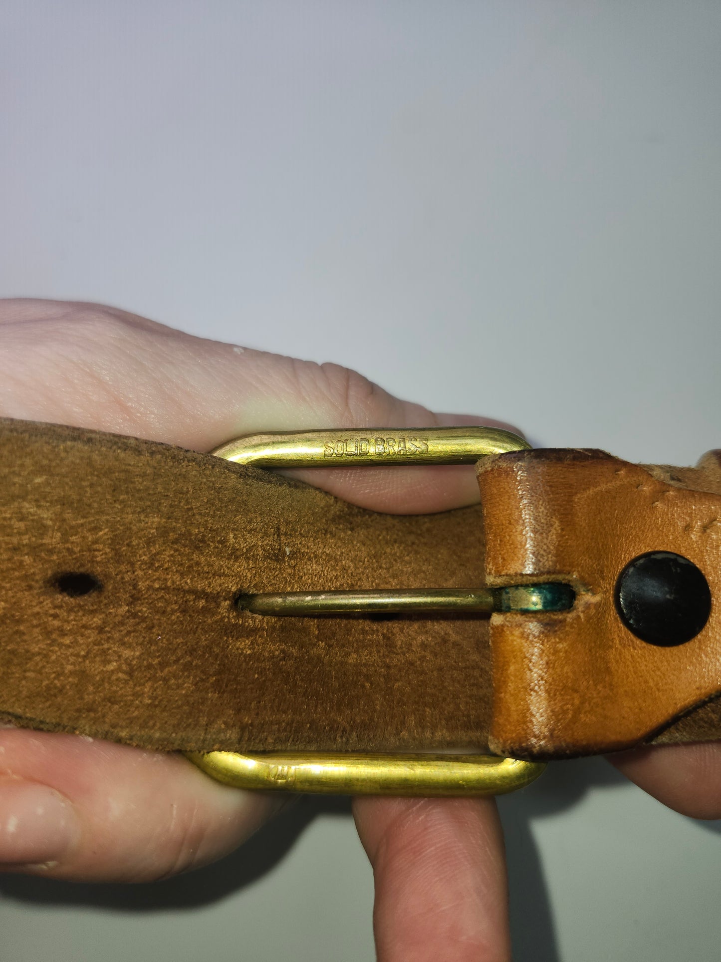 1970s Disneyland Pendleton Exhibition Tooled Leather Belt Size 30