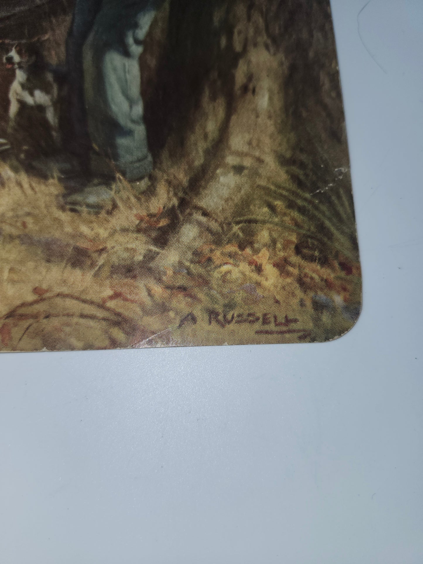 ~Antique~ Garrett's Snuff Advertisement Sign / Hand Fan