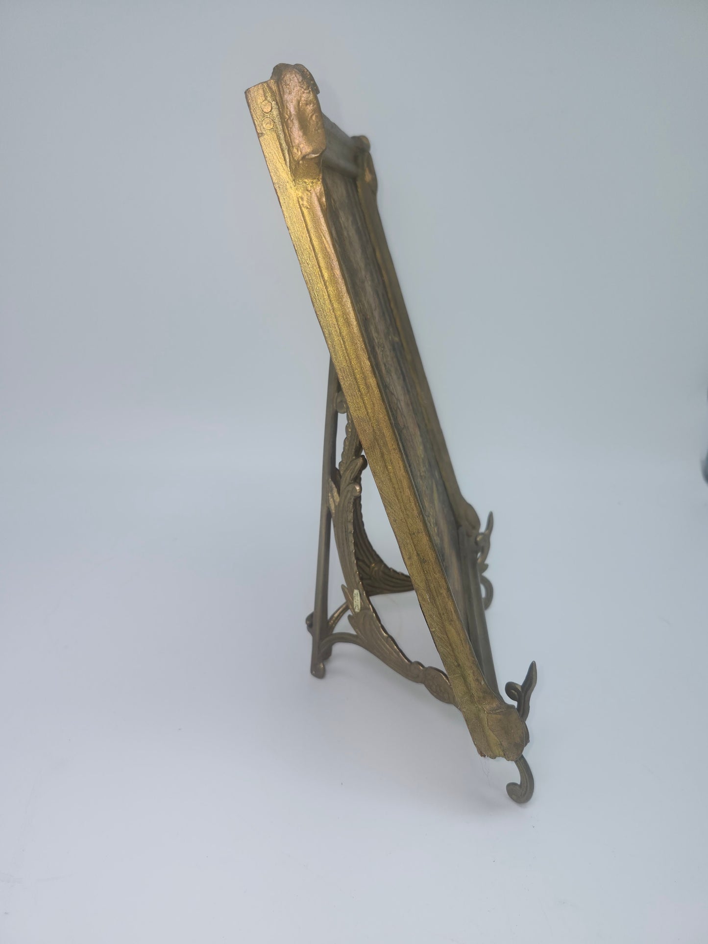 Gilded Frame Vintage Acrylic Hand Painted Nature Scene