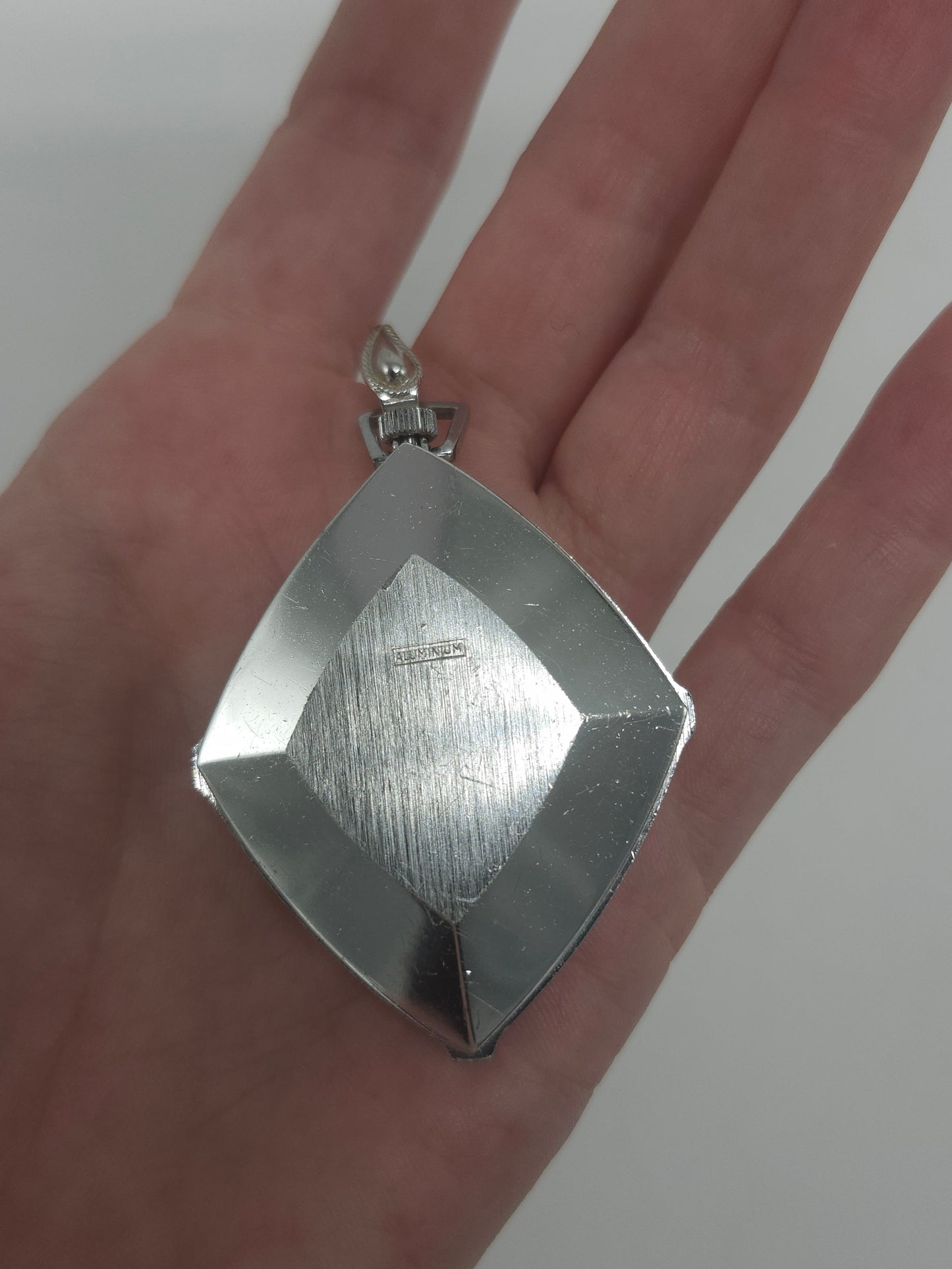 Mid Century Sheffield Swiss Made Wind Up Watch Pendant