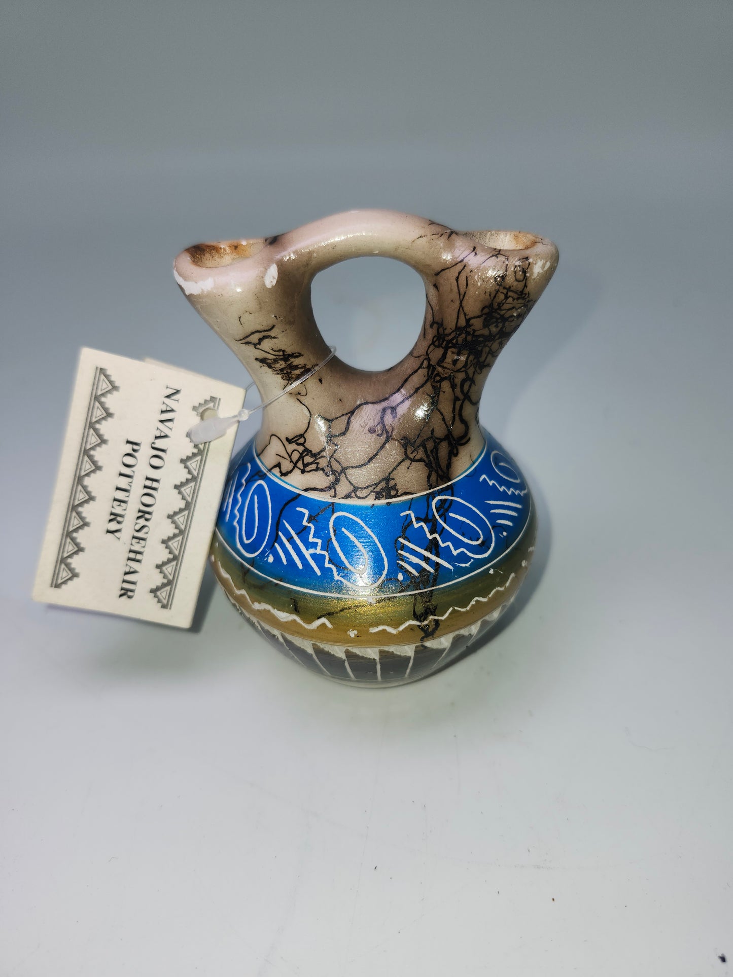 Navajo Horsehair Pottery by Carol Benally