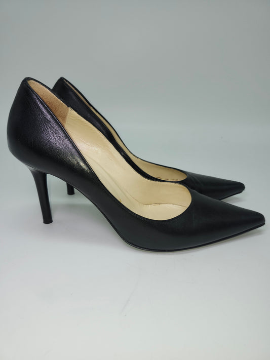 Bruno Magli Black Leather Pumps Size 7.5