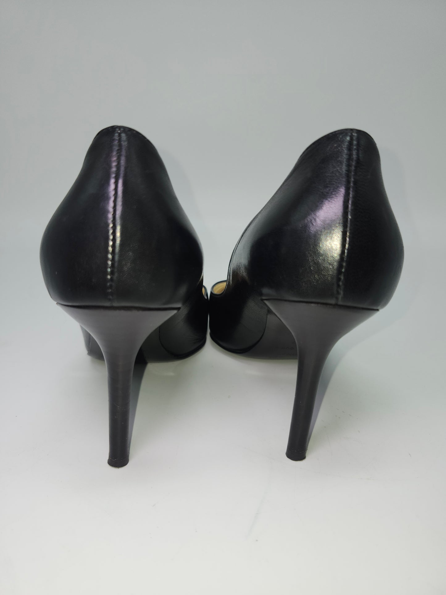 Bruno Magli Black Leather Pumps Size 7.5