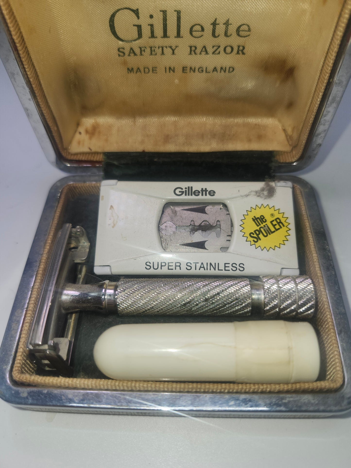 Antique Deadstock Gillette "Aristocrat No. 66" Safety Razor Set