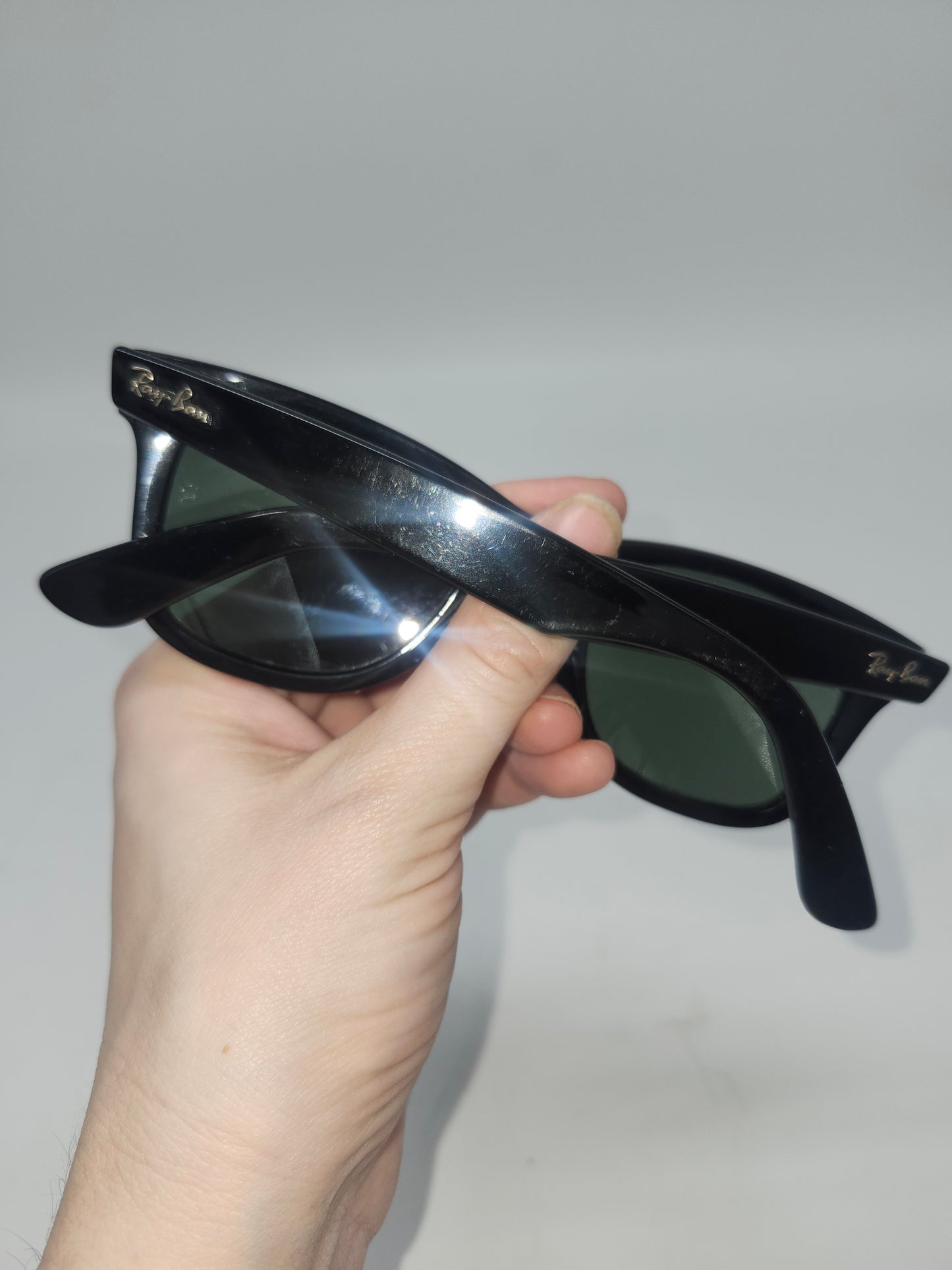 Ray Bans Black Wayfarer Sunglasses