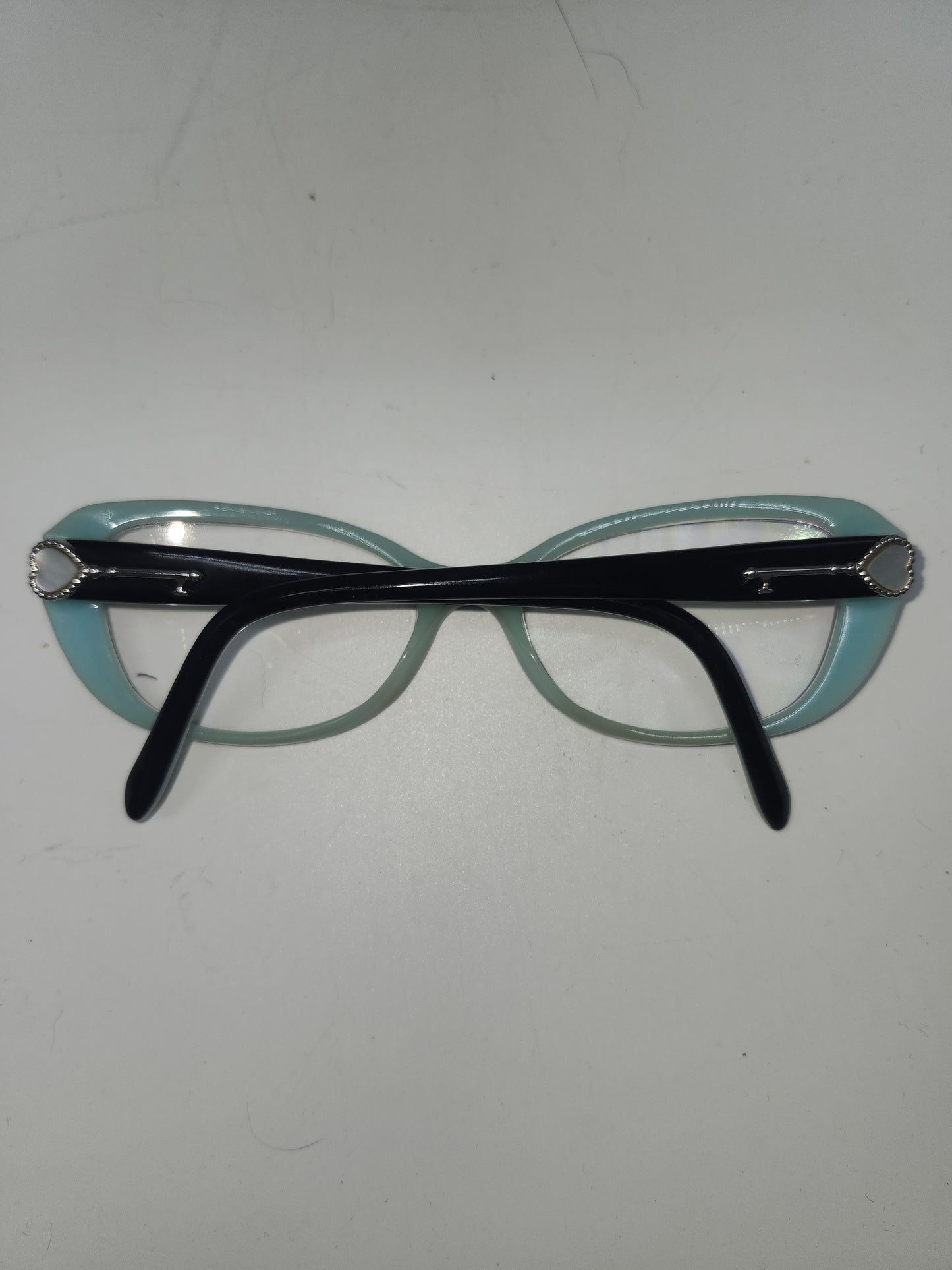 *Tiffany & Co* Eye Glasses Tiffany Blue & Black with Silver Hardware & Case